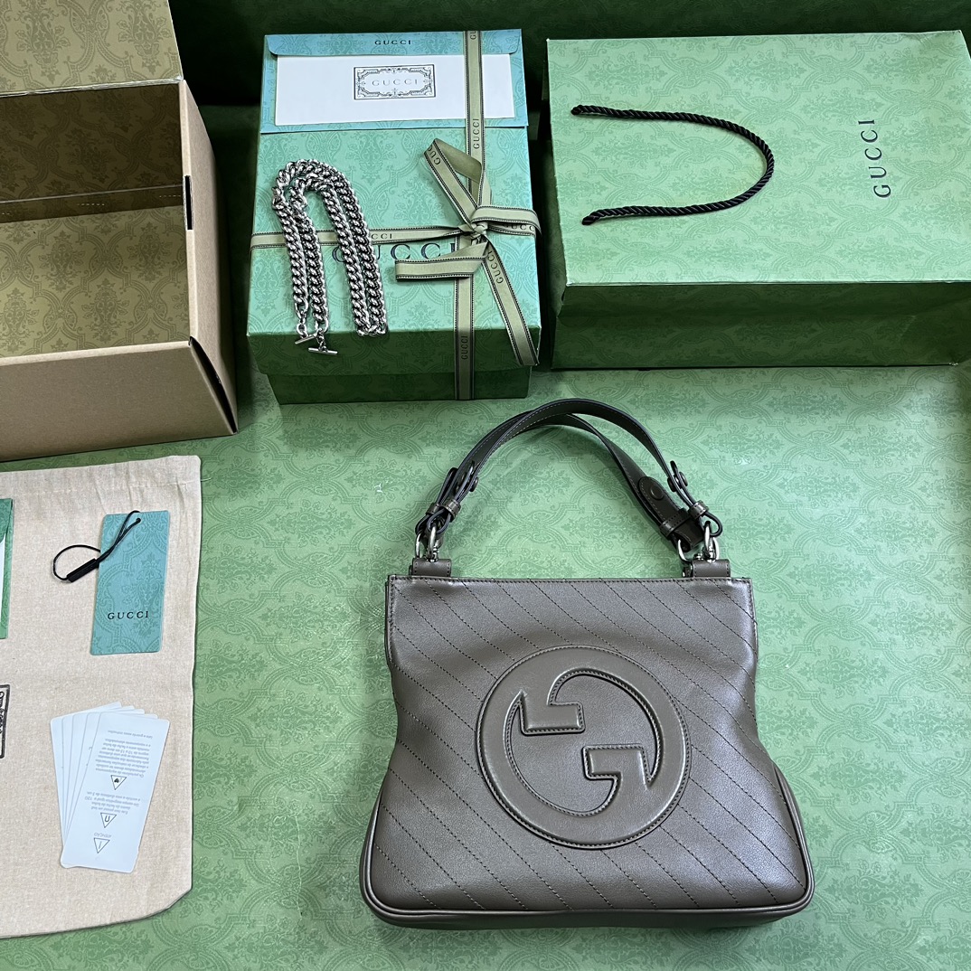 Gucci 751518 Blondie Small Tote Bag Gary Leather