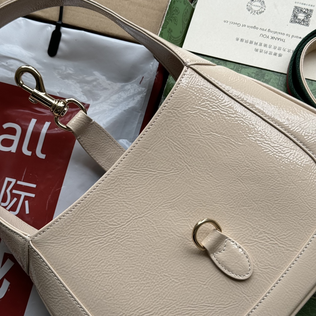 Gucci 782849 Jackie Small Shoulder Bag Beige