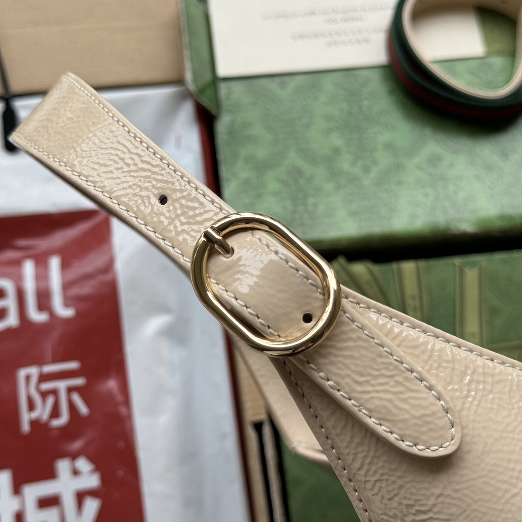 Gucci 782849 Jackie Small Shoulder Bag Beige
