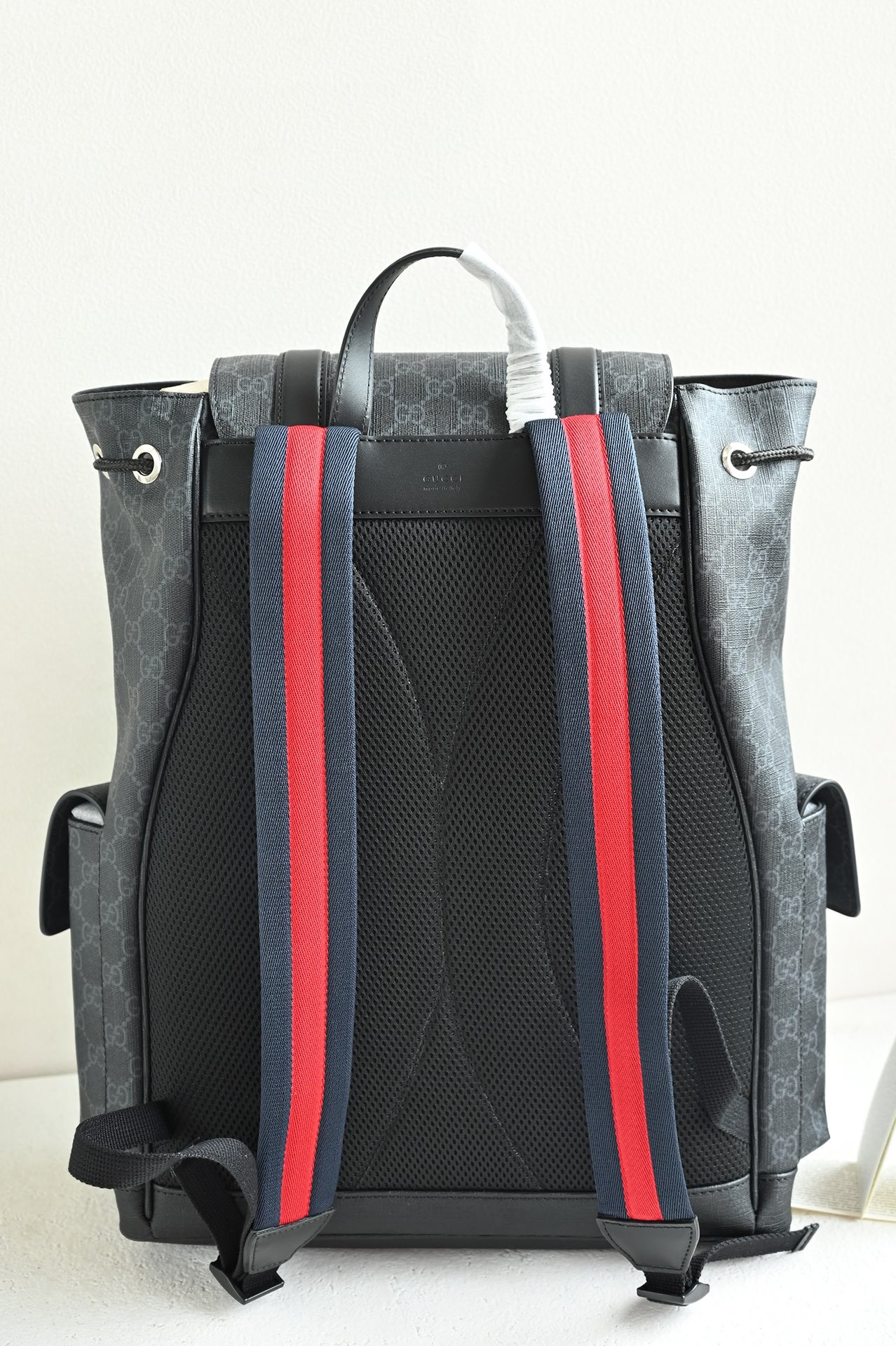 Gucci 792080 Black GG Supreme Canvas Backpack