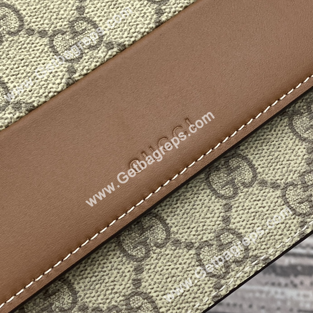 Gucci 838151 GG Emblem wallet on chain