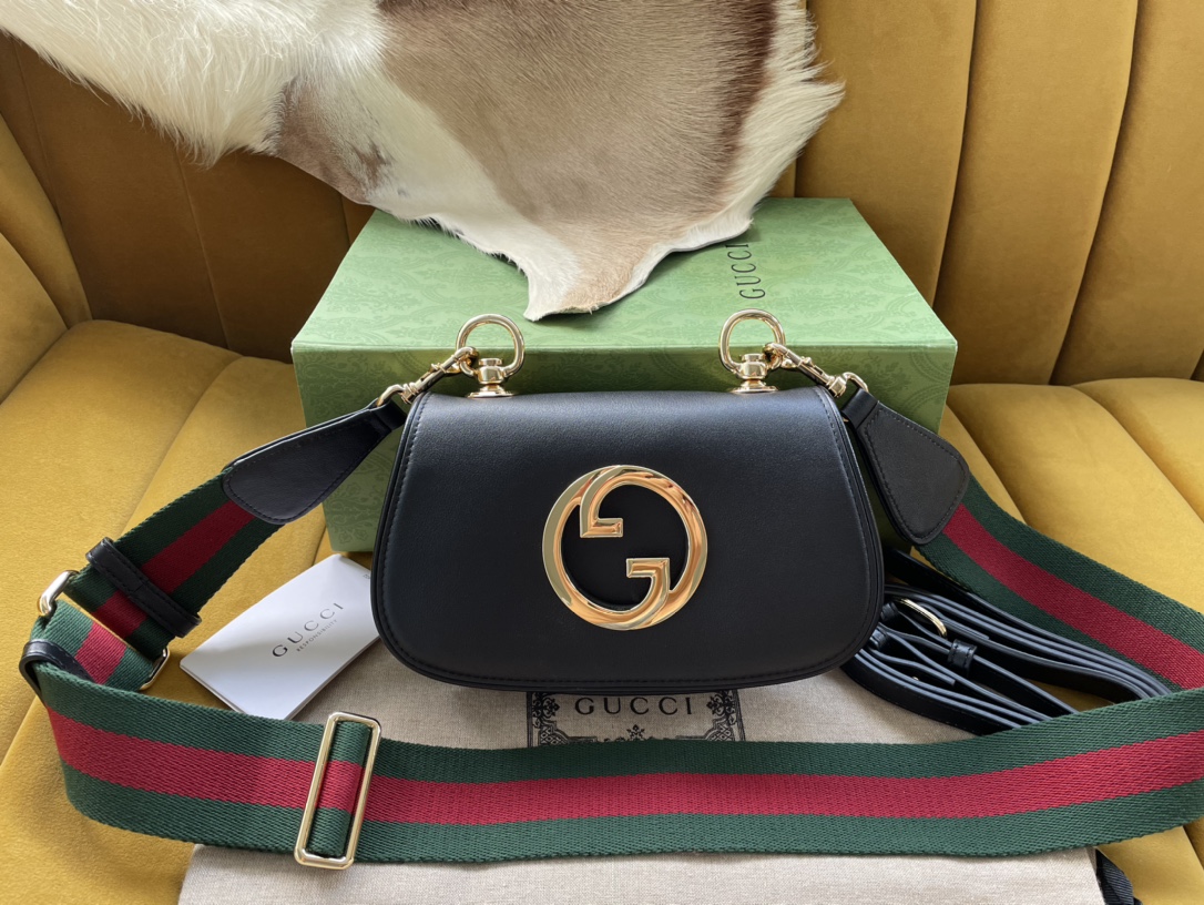 Gucci Blondie Mini Bag 698643 Black Leather