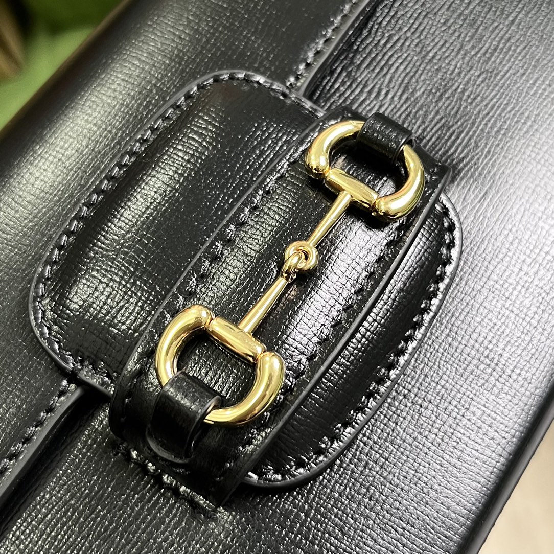 Gucci Horsebit 1995 Mini Bag Black Leather