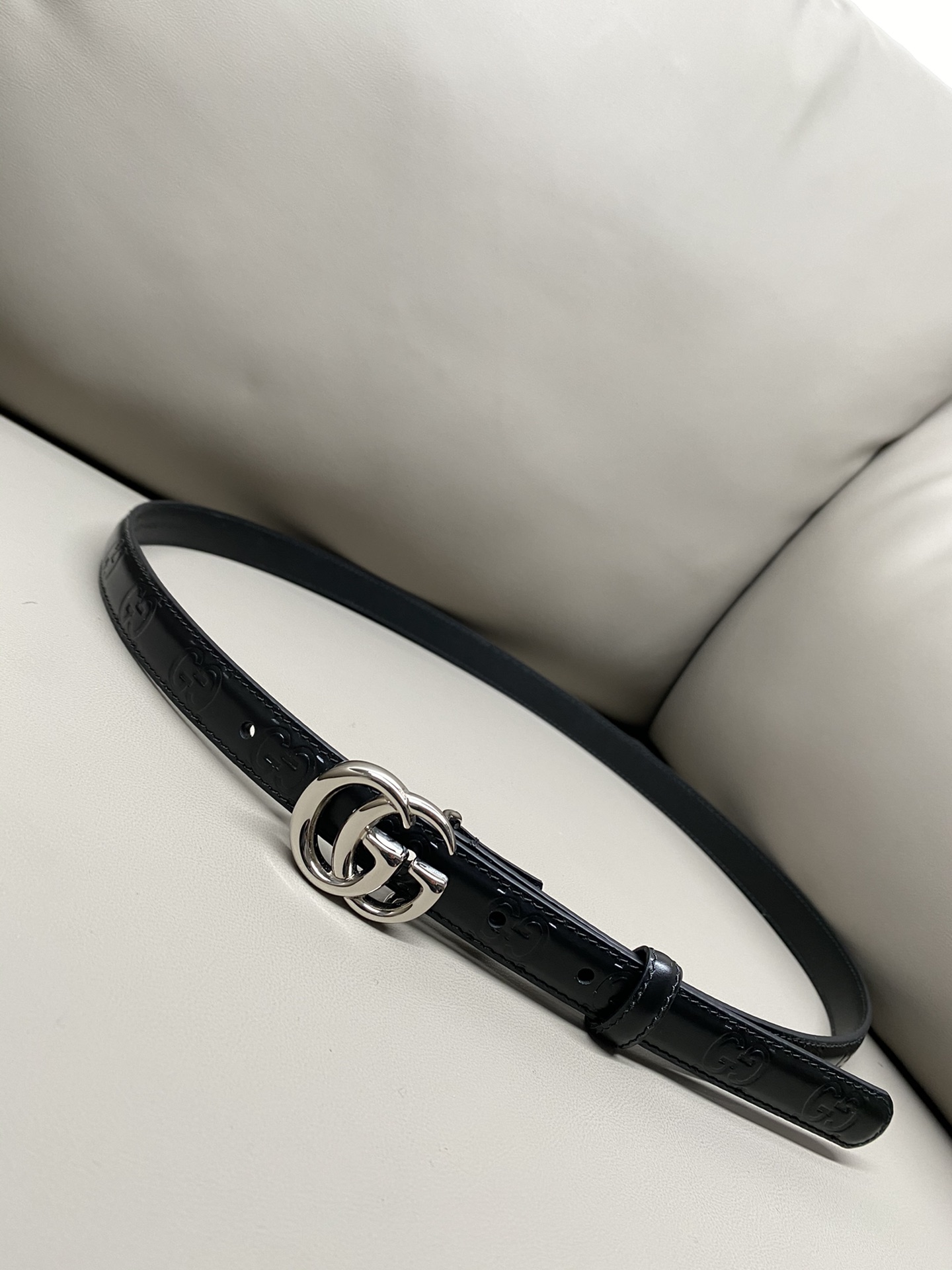 Gucci Men Leather Belt Width 3cm- 217