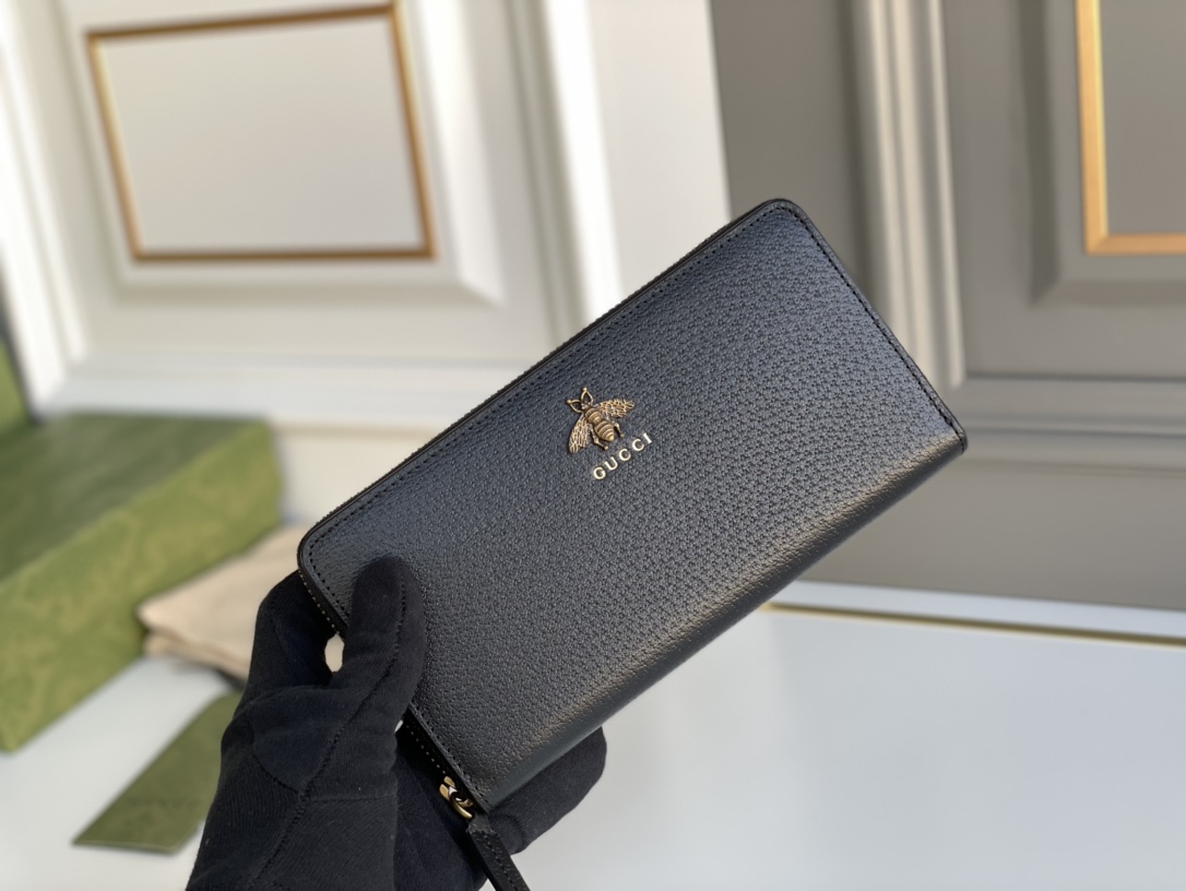 Gucci Men Long Wallet-001