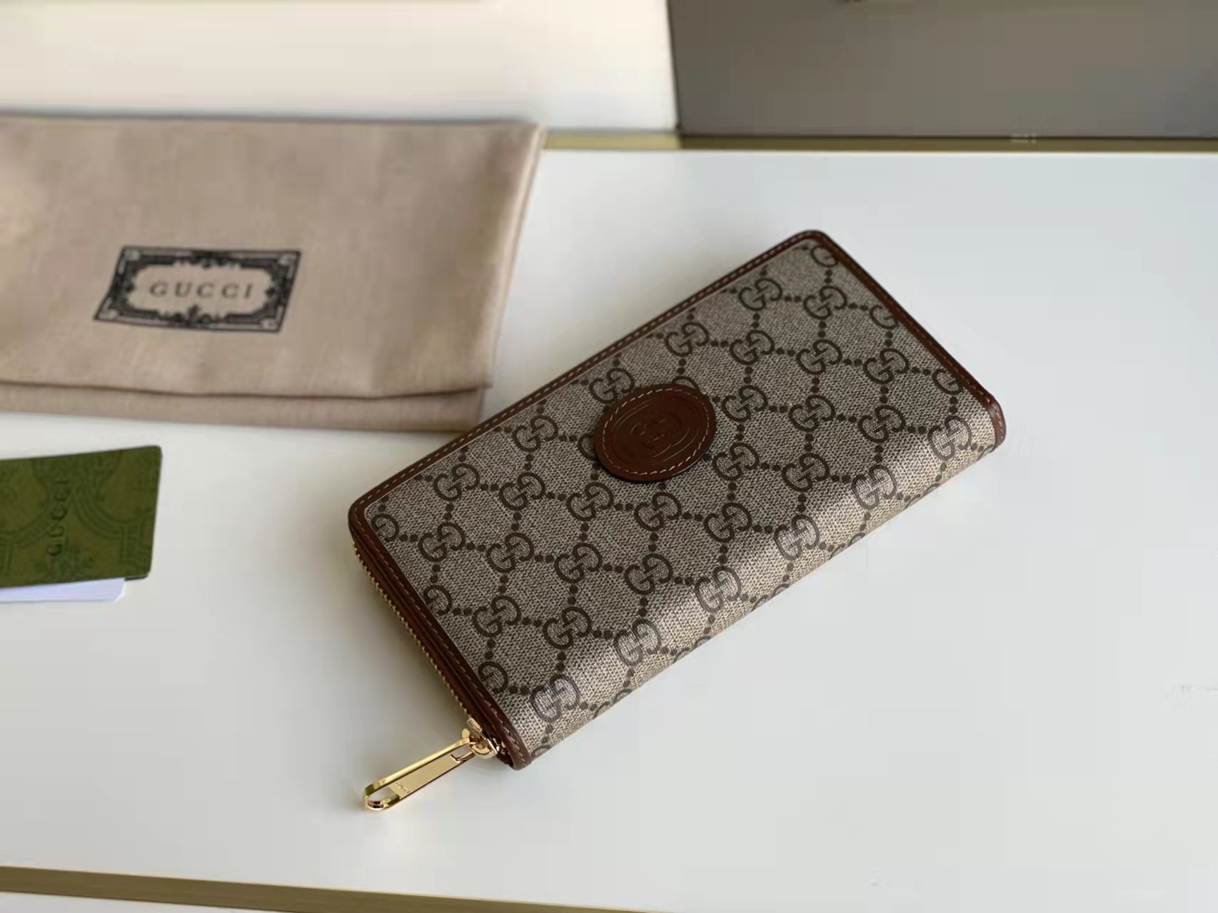 Gucci Men Long Wallet-005