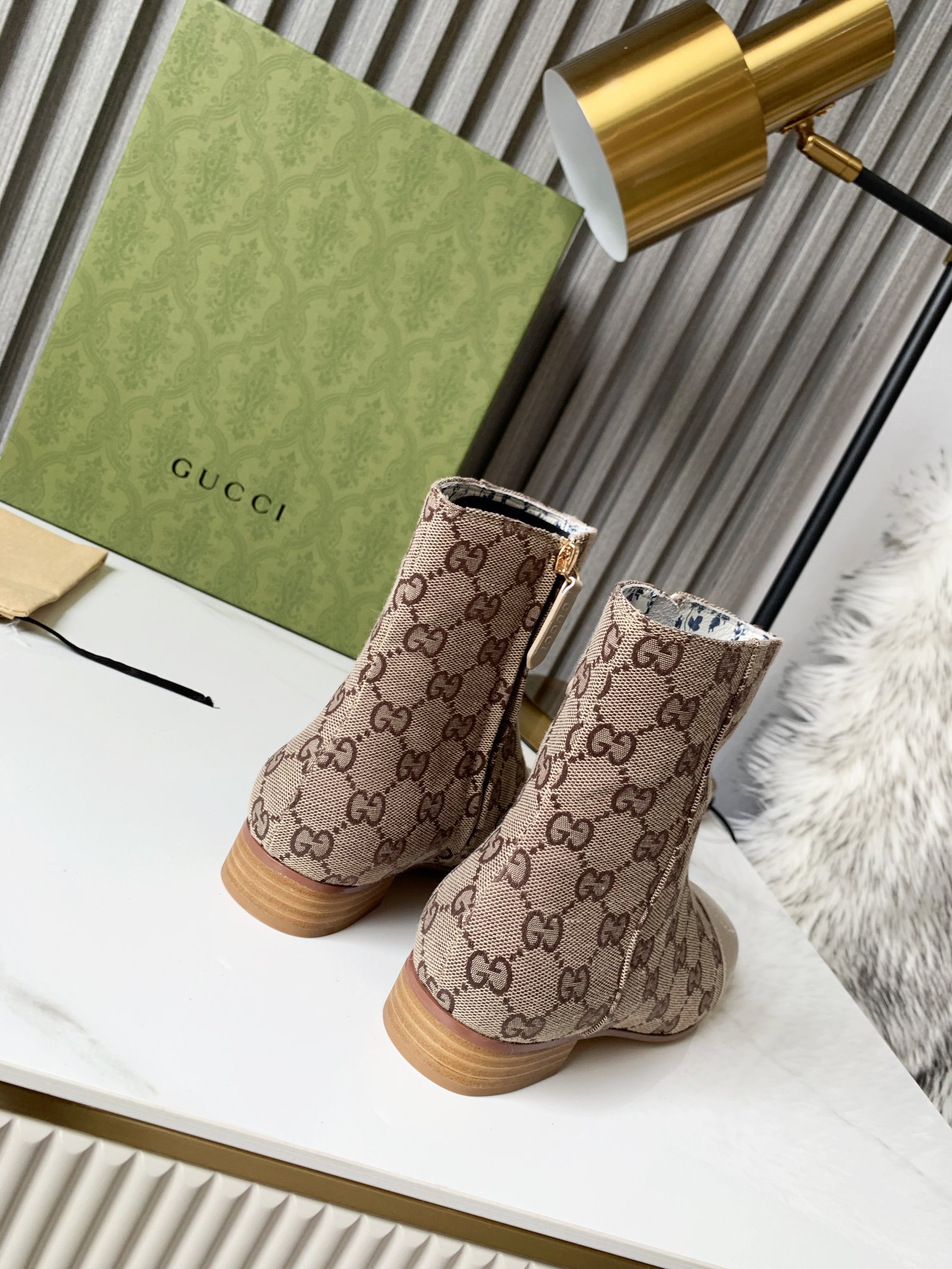 Gucci Women Boots-0001 Heel Height 1.5CM 35-43