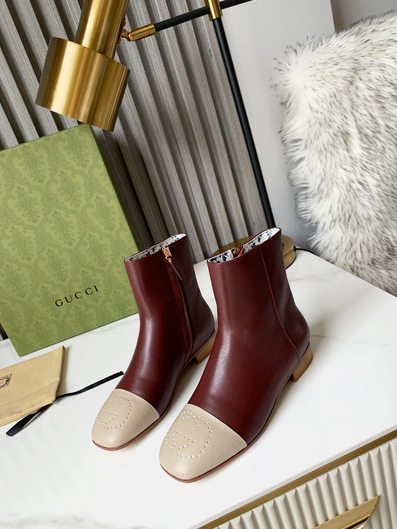 Gucci Women Boots-0002 Heel Height 1.5CM 35-43
