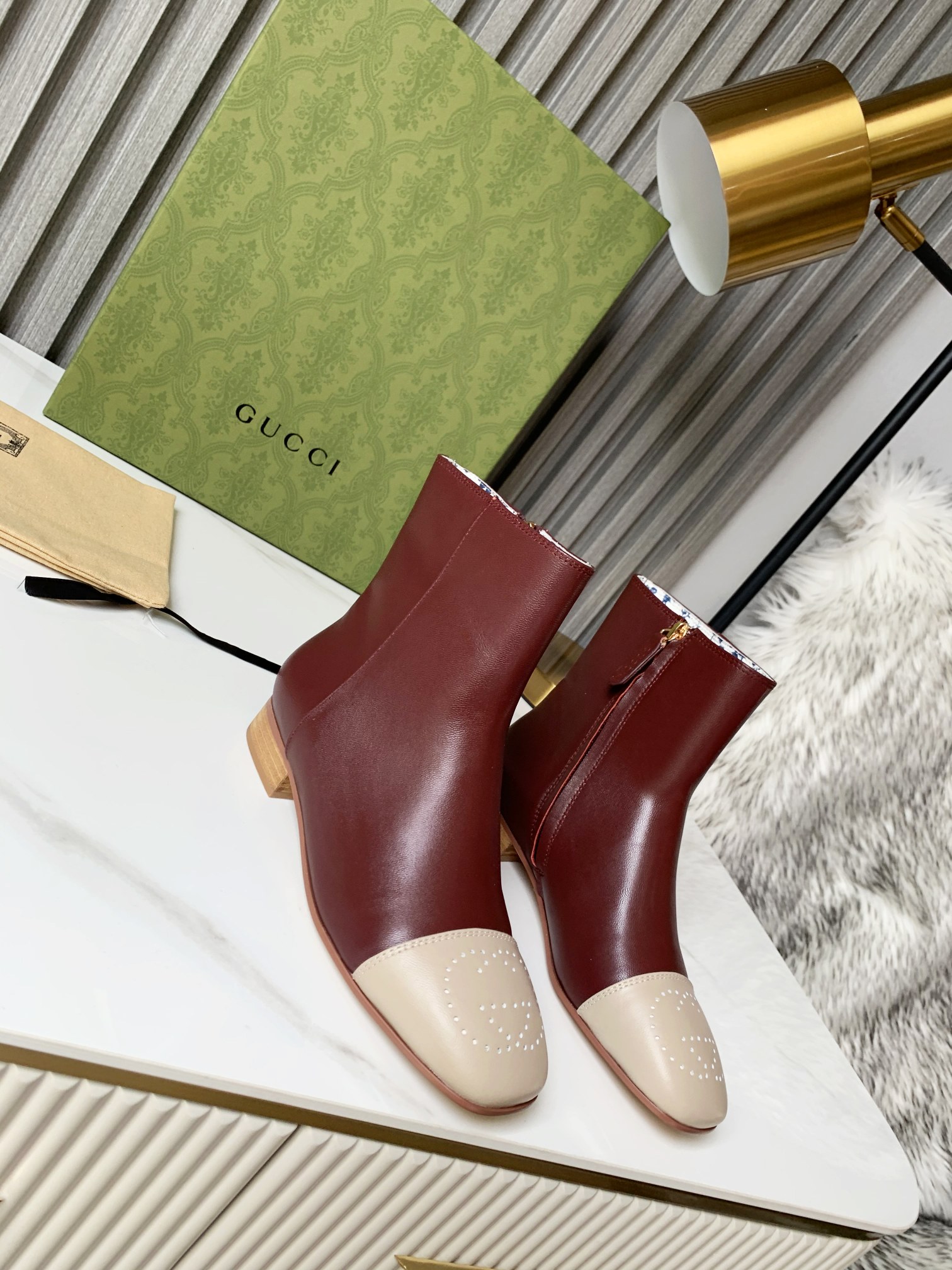 Gucci Women Boots-0002 Heel Height 1.5CM 35-43