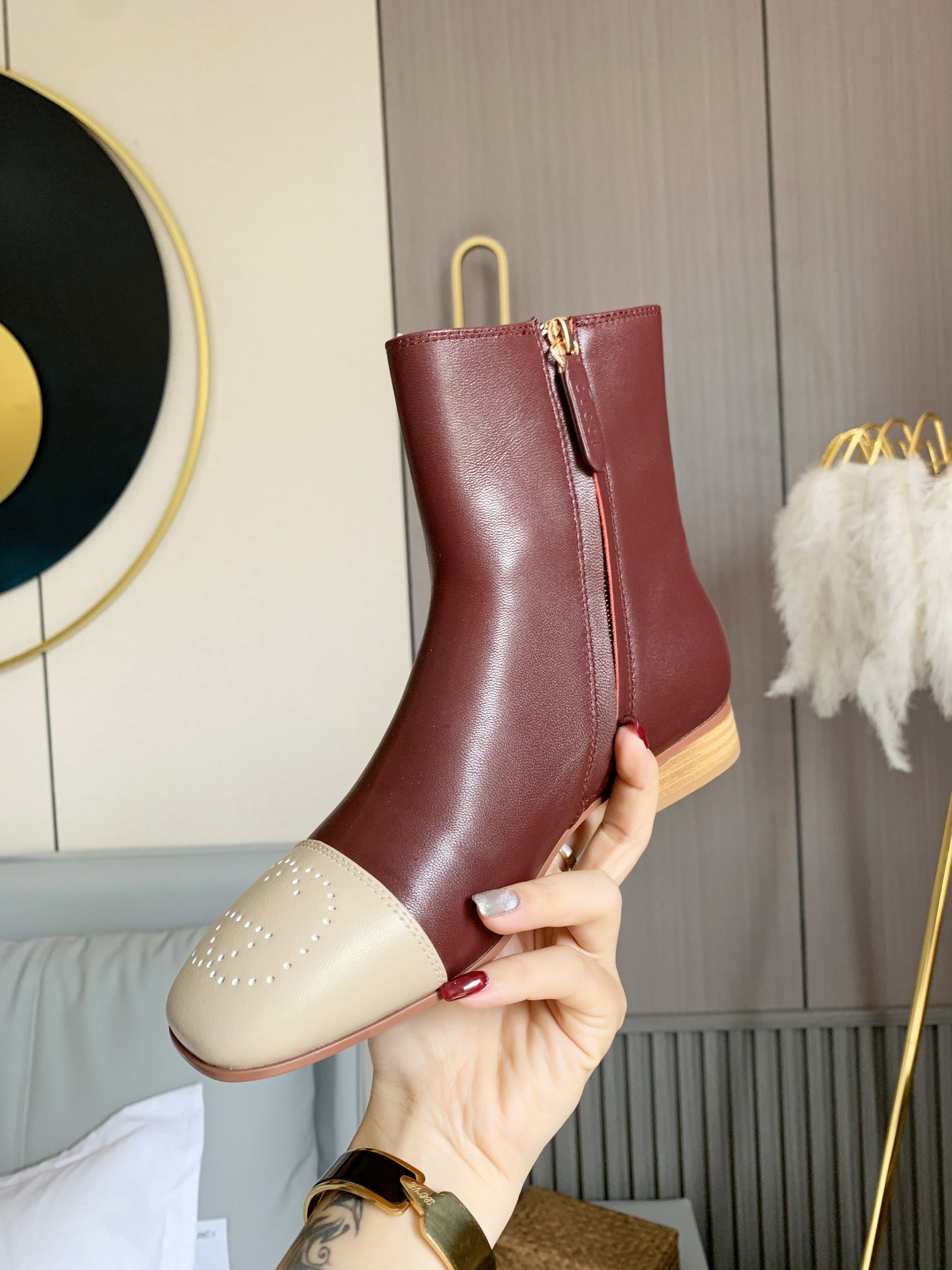 Gucci Women Boots-0002 Heel Height 1.5CM 35-43
