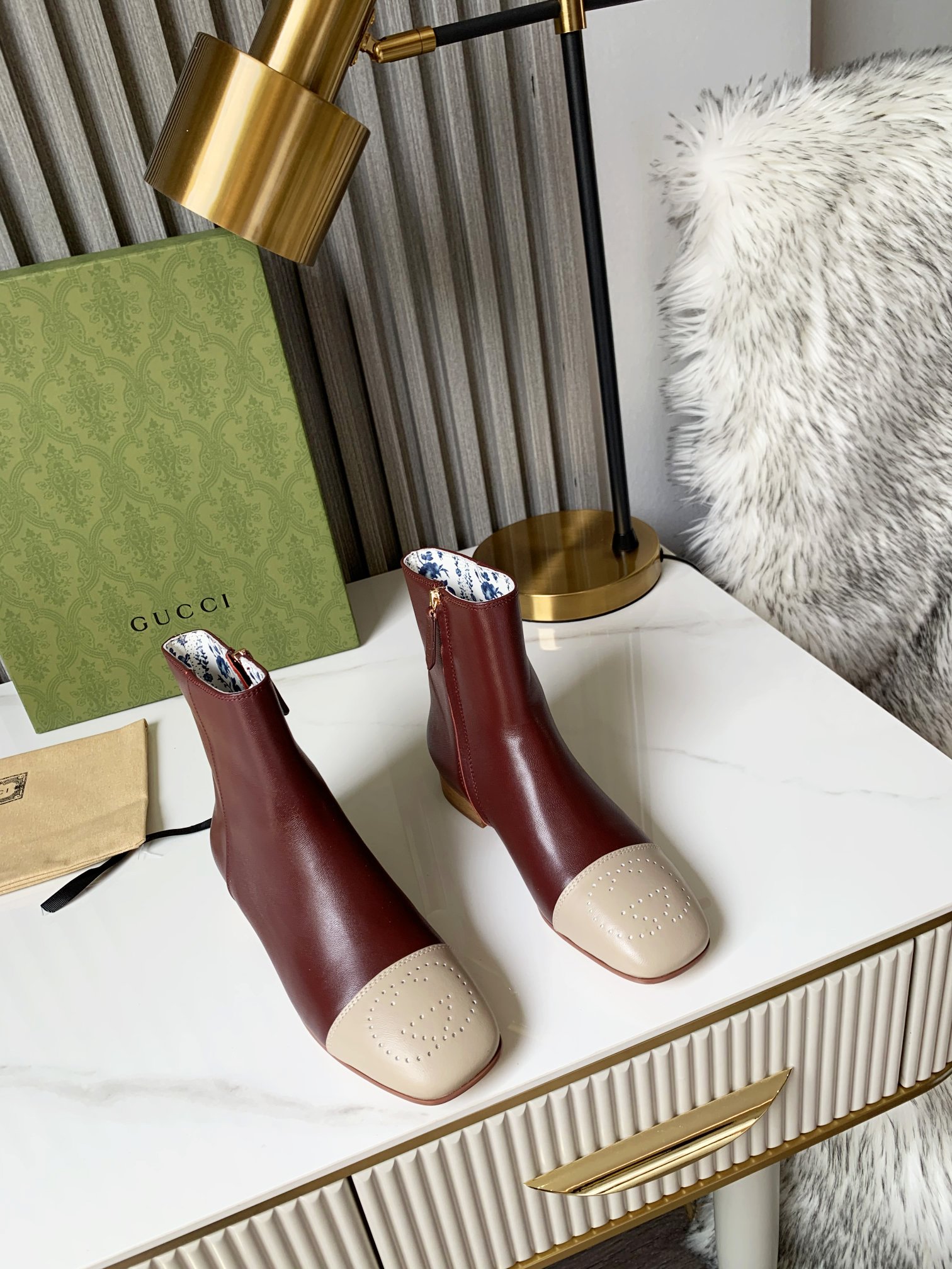 Gucci Women Boots-0002 Heel Height 1.5CM 35-43