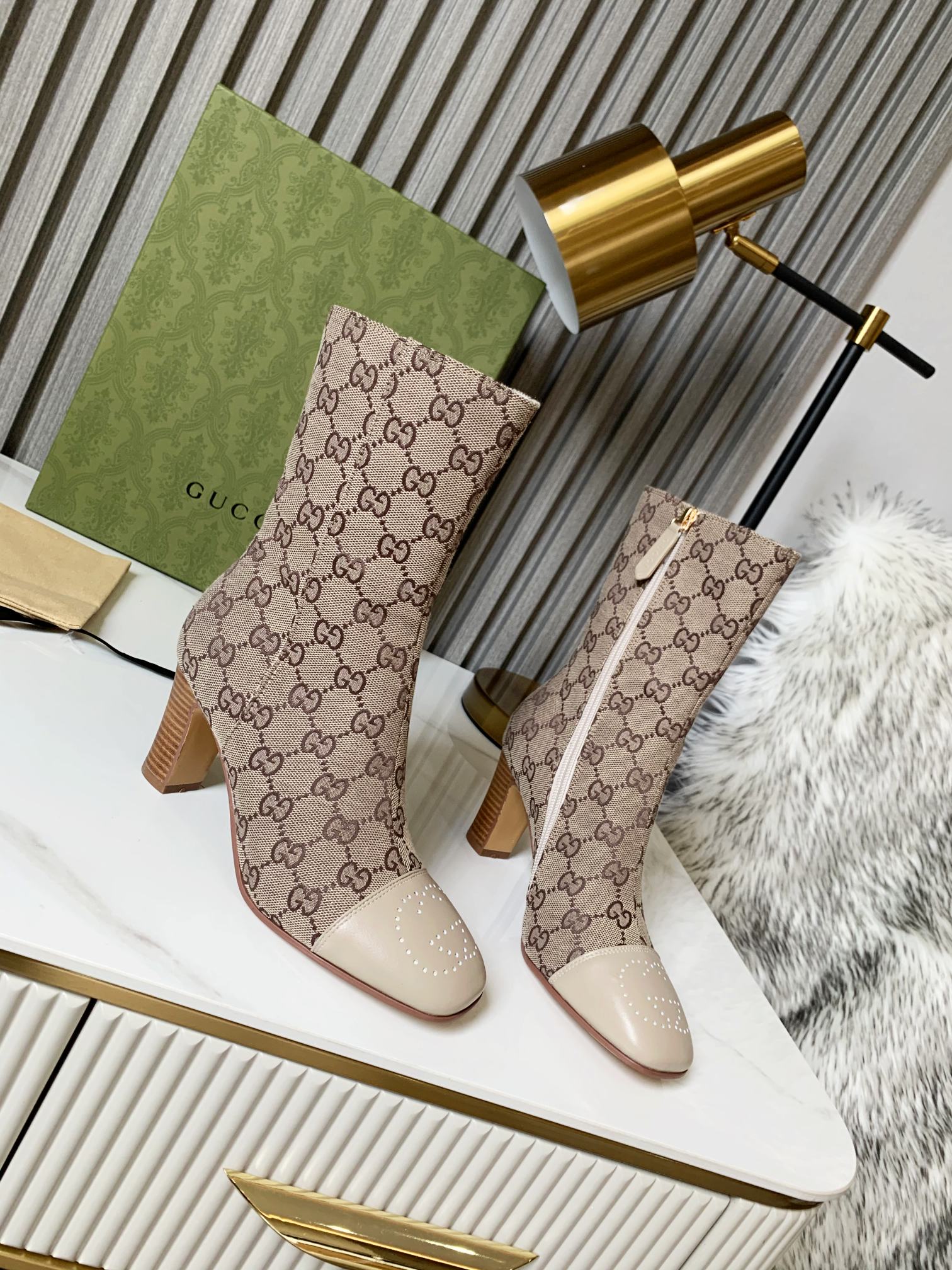 Gucci Women Boots-0006 Heel Height 6CM 35-43