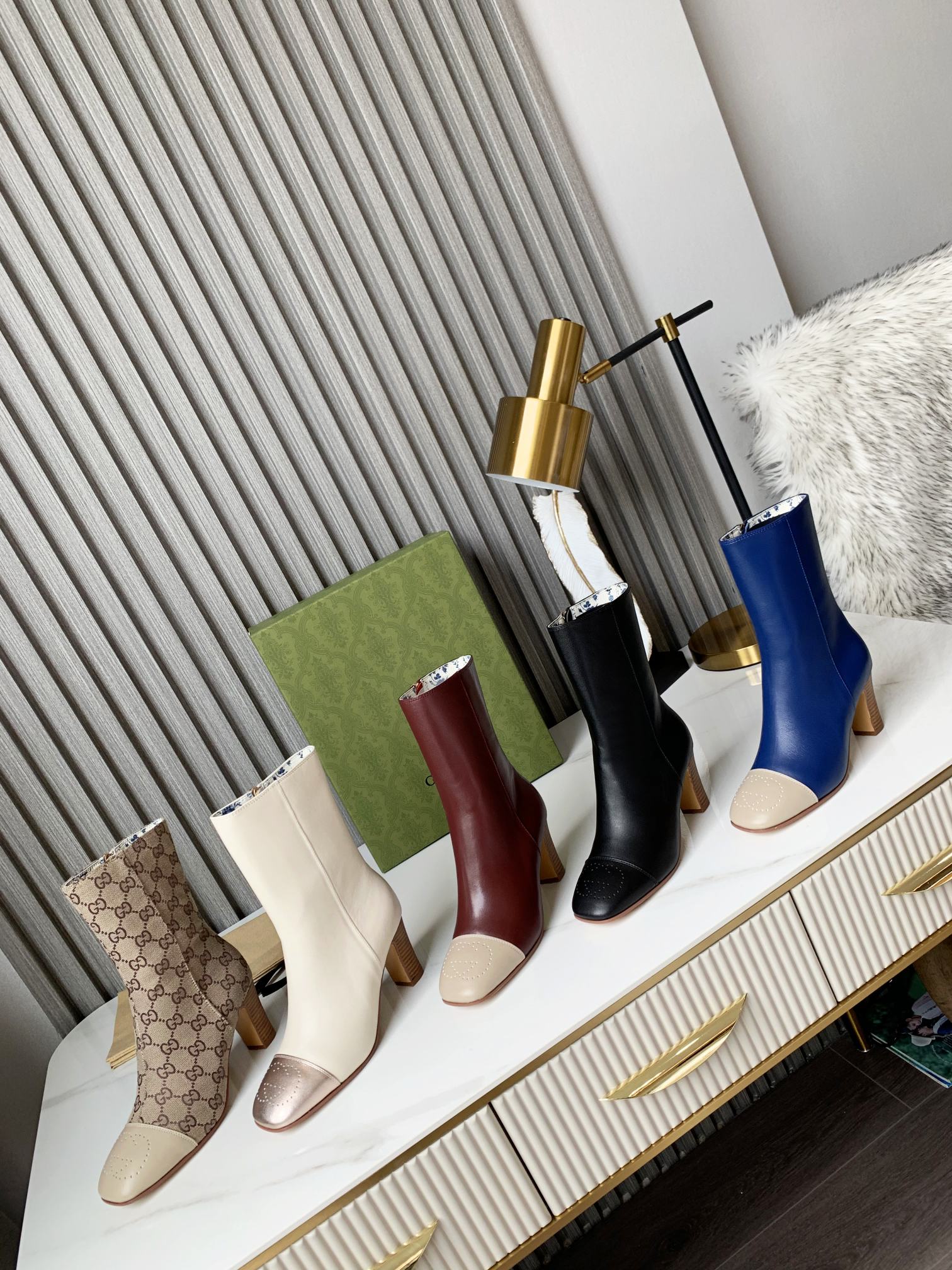 Gucci Women Boots-0006 Heel Height 6CM 35-43