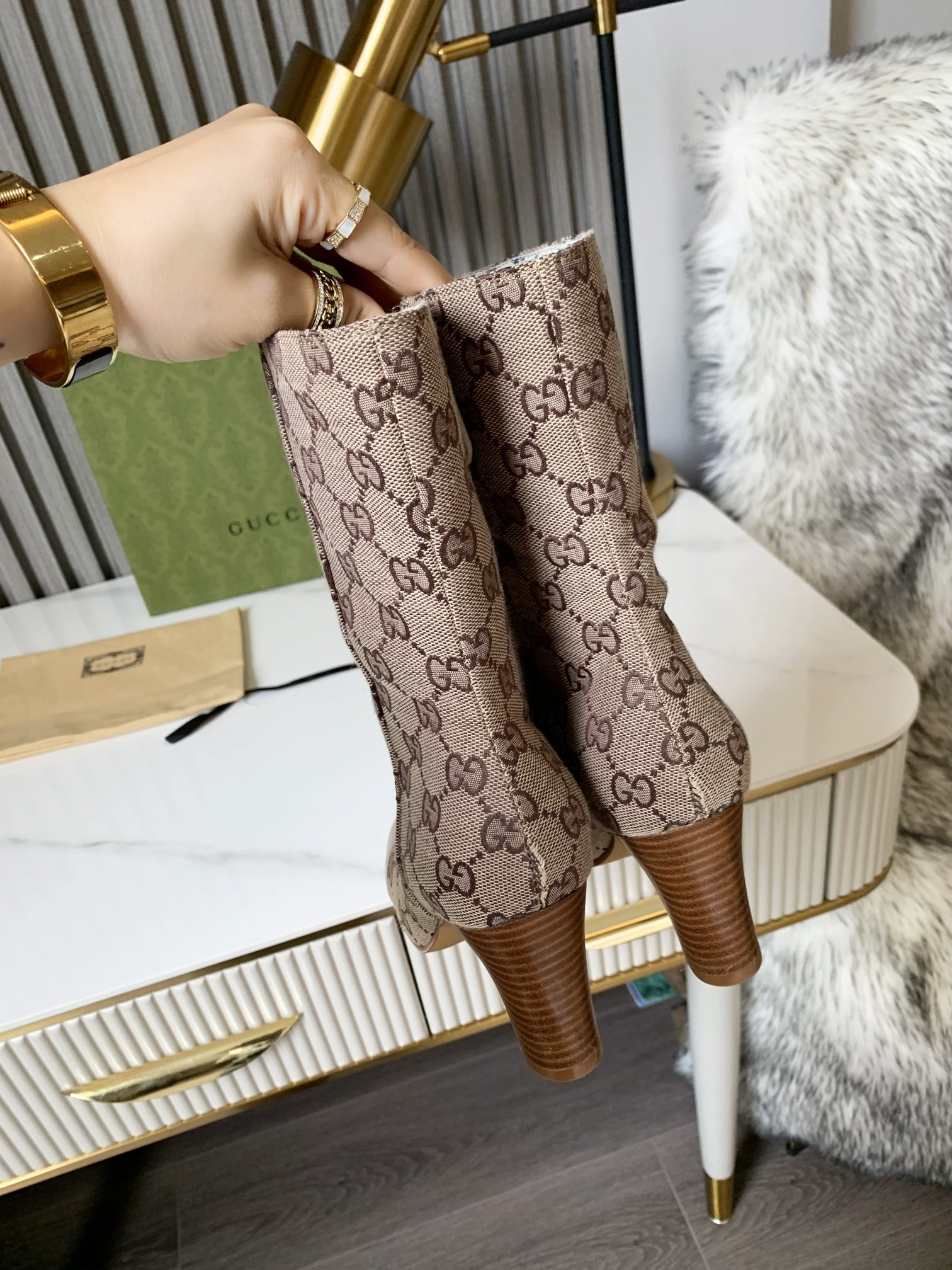 Gucci Women Boots-0006 Heel Height 6CM 35-43