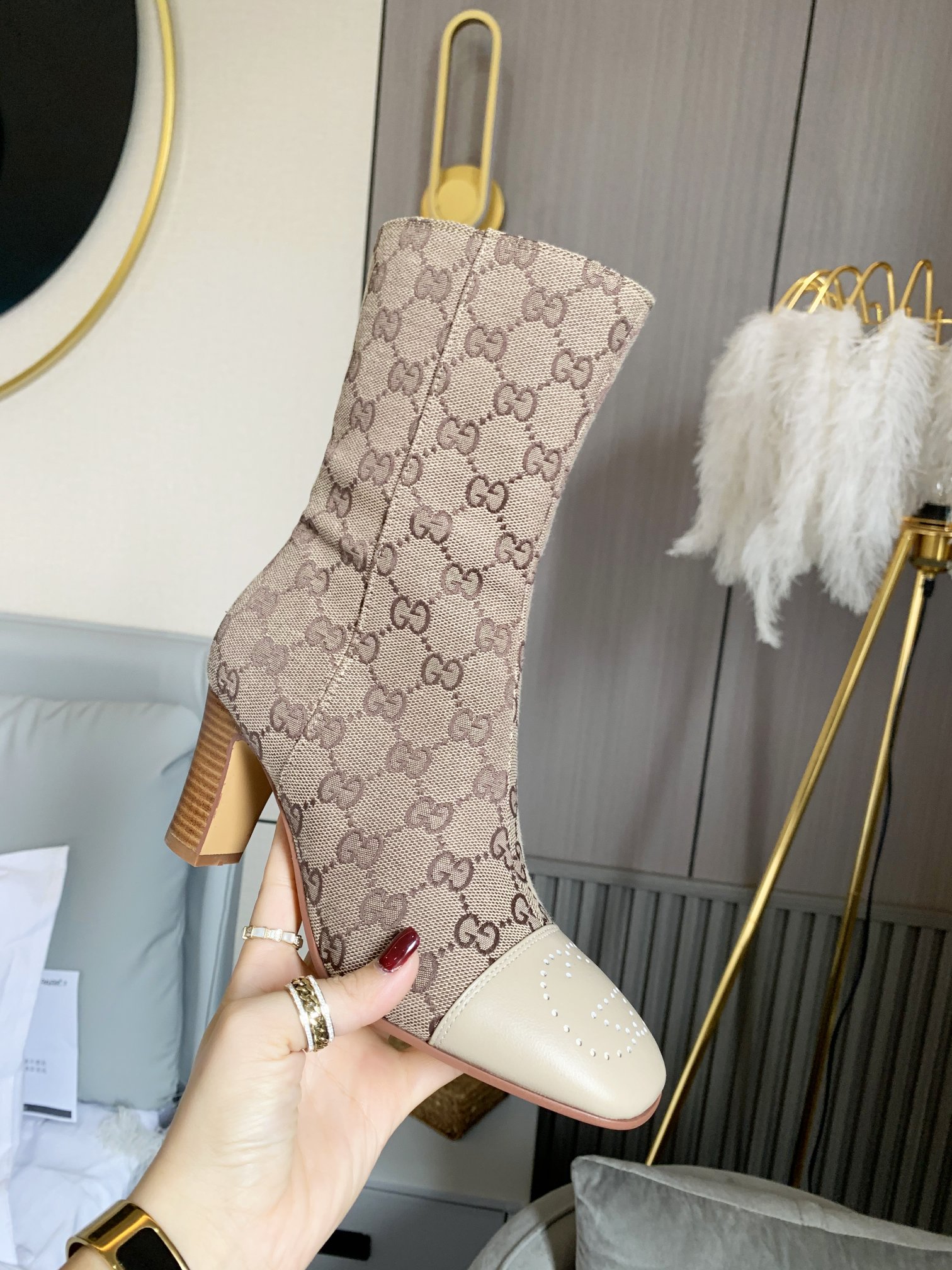 Gucci Women Boots-0006 Heel Height 6CM 35-43