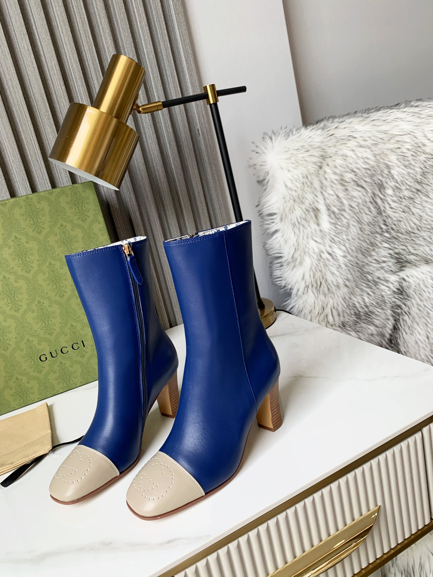 Gucci Women Boots-0007 Heel Height 6CM 35-43