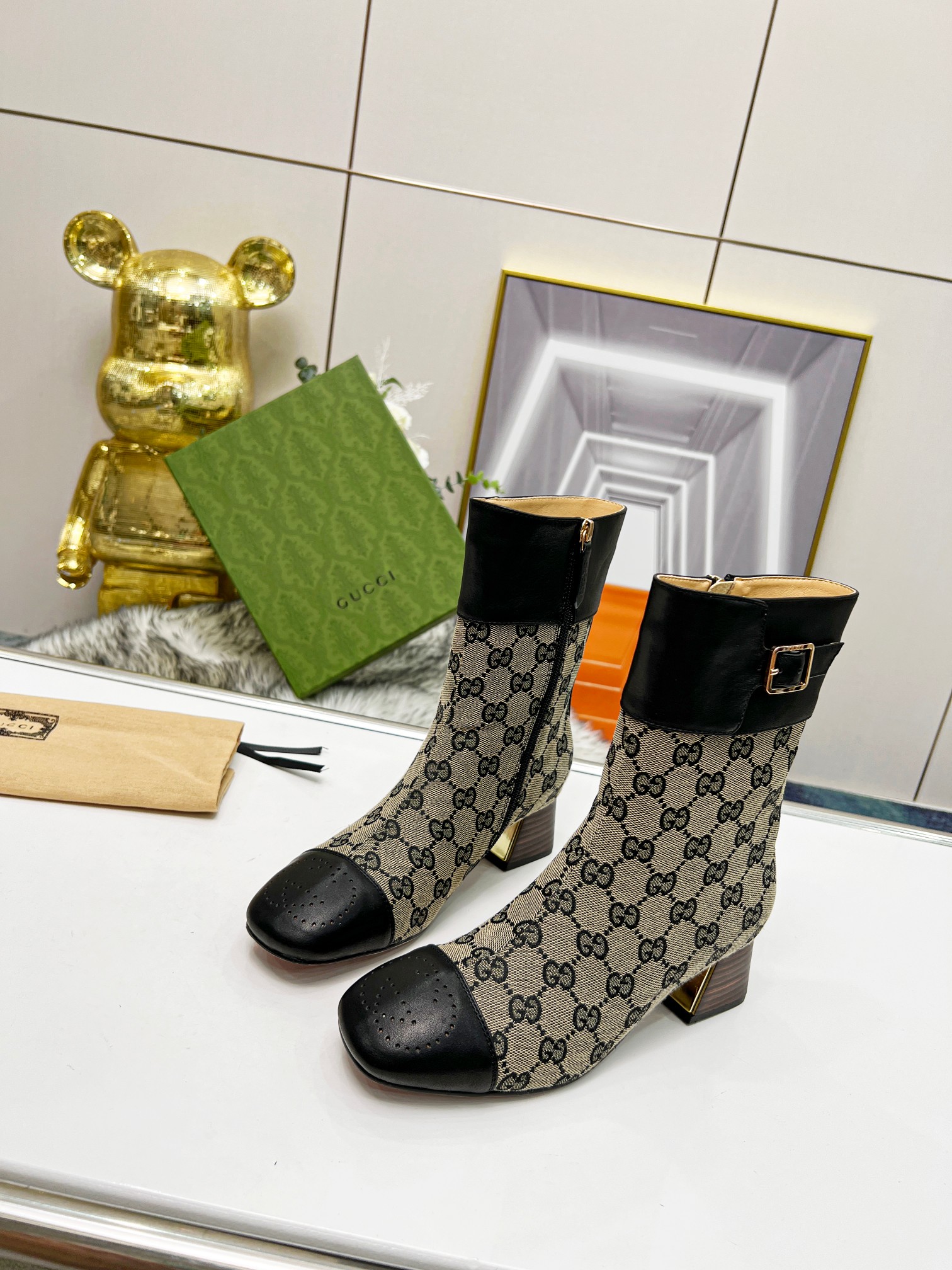 Gucci Women Boots-0012 Heel Height 6CM 35-43