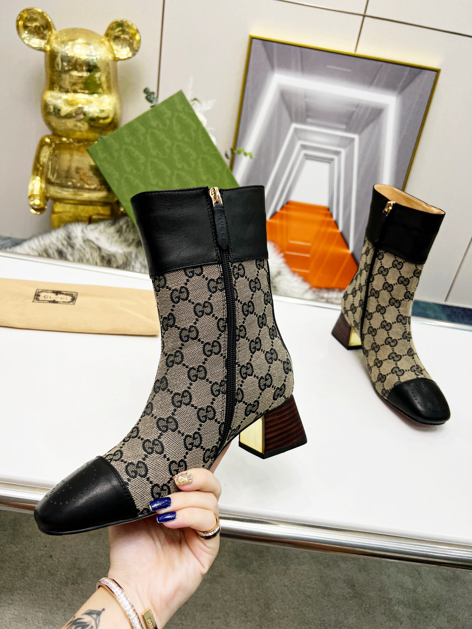 Gucci Women Boots-0012 Heel Height 6CM 35-43