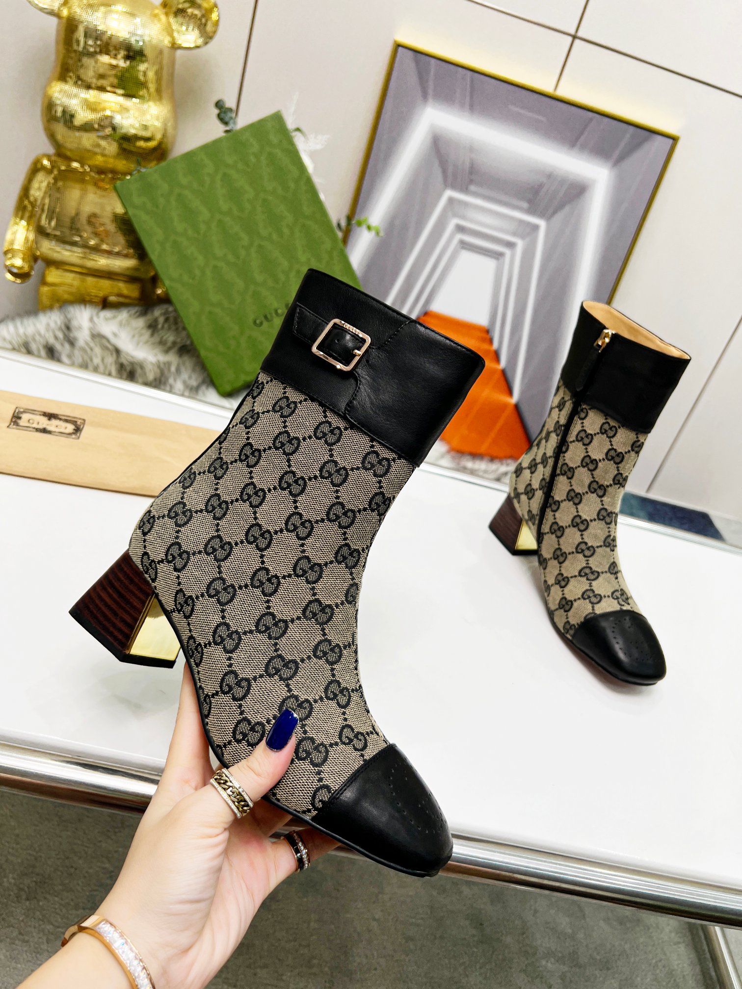 Gucci Women Boots-0012 Heel Height 6CM 35-43