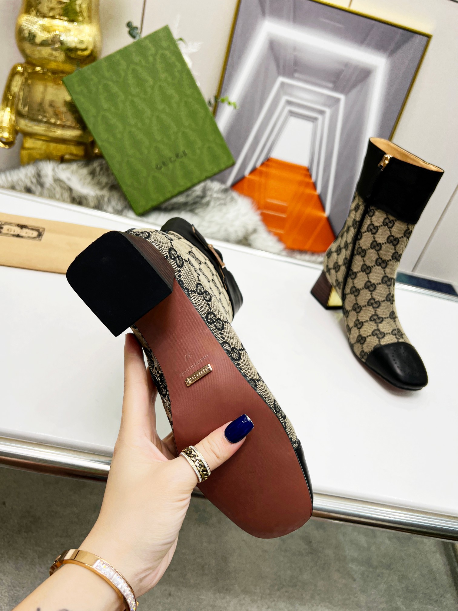 Gucci Women Boots-0012 Heel Height 6CM 35-43