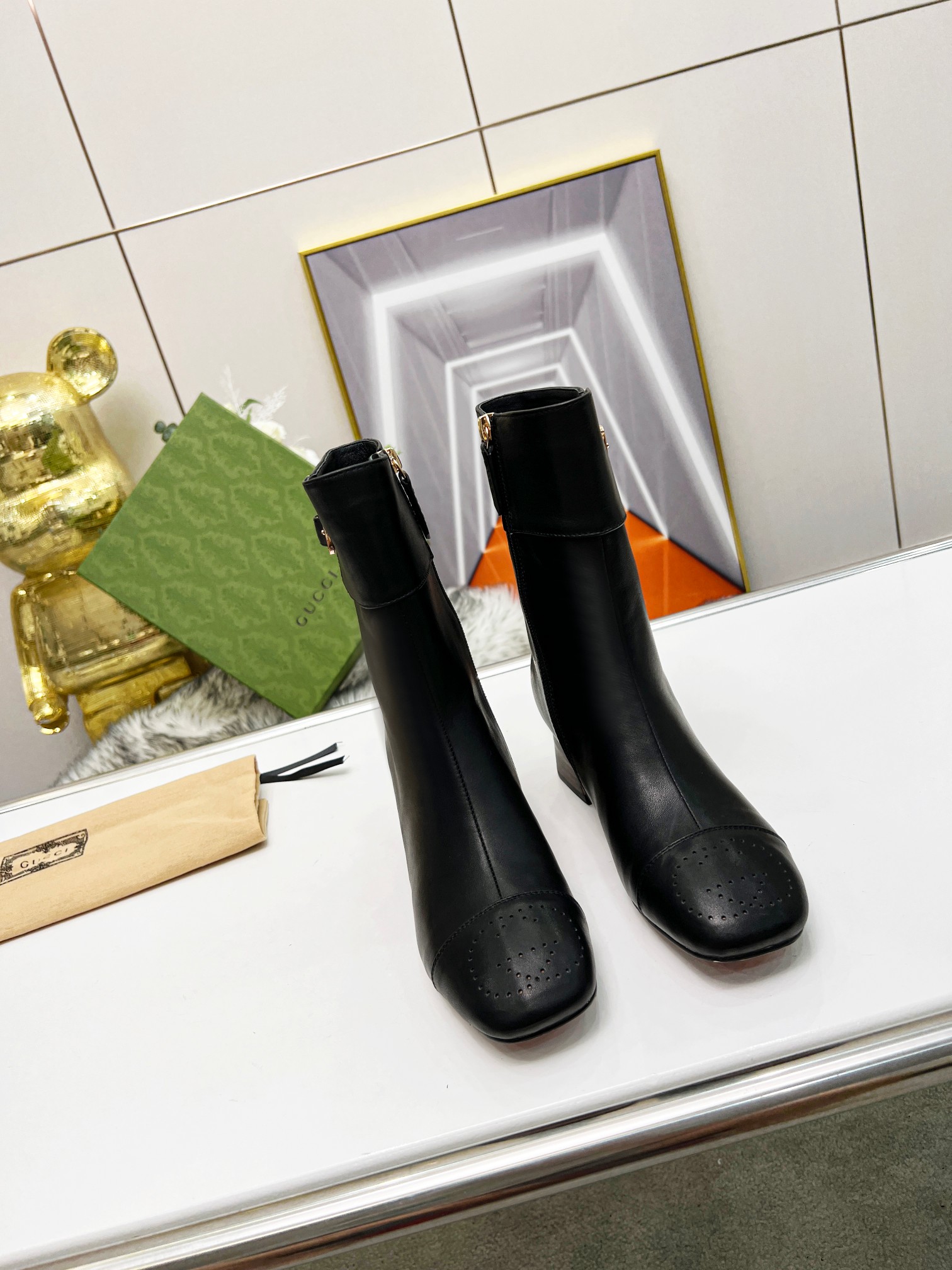 Gucci Women Boots-0015 Heel Height 6CM 35-43