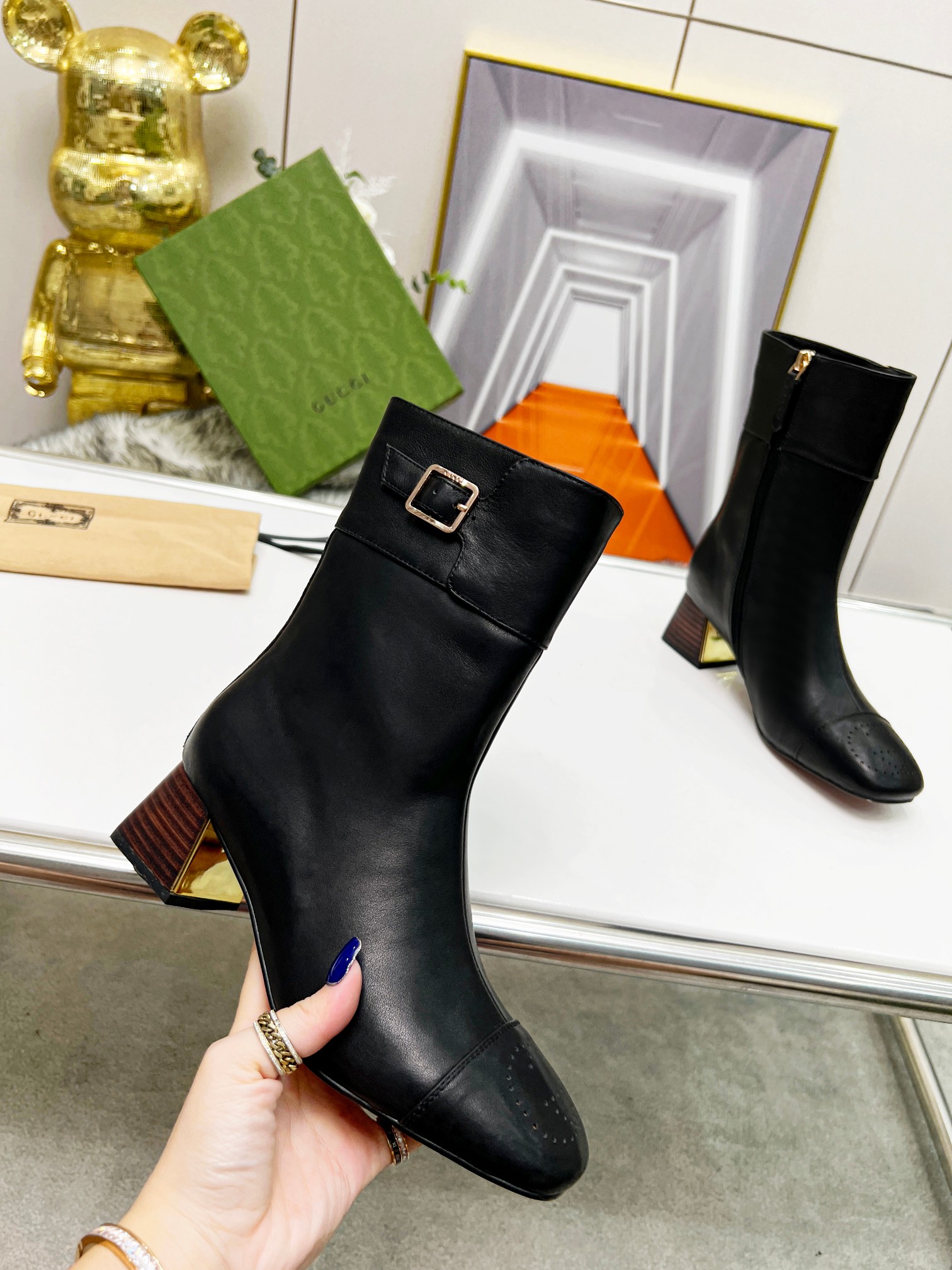 Gucci Women Boots-0015 Heel Height 6CM 35-43