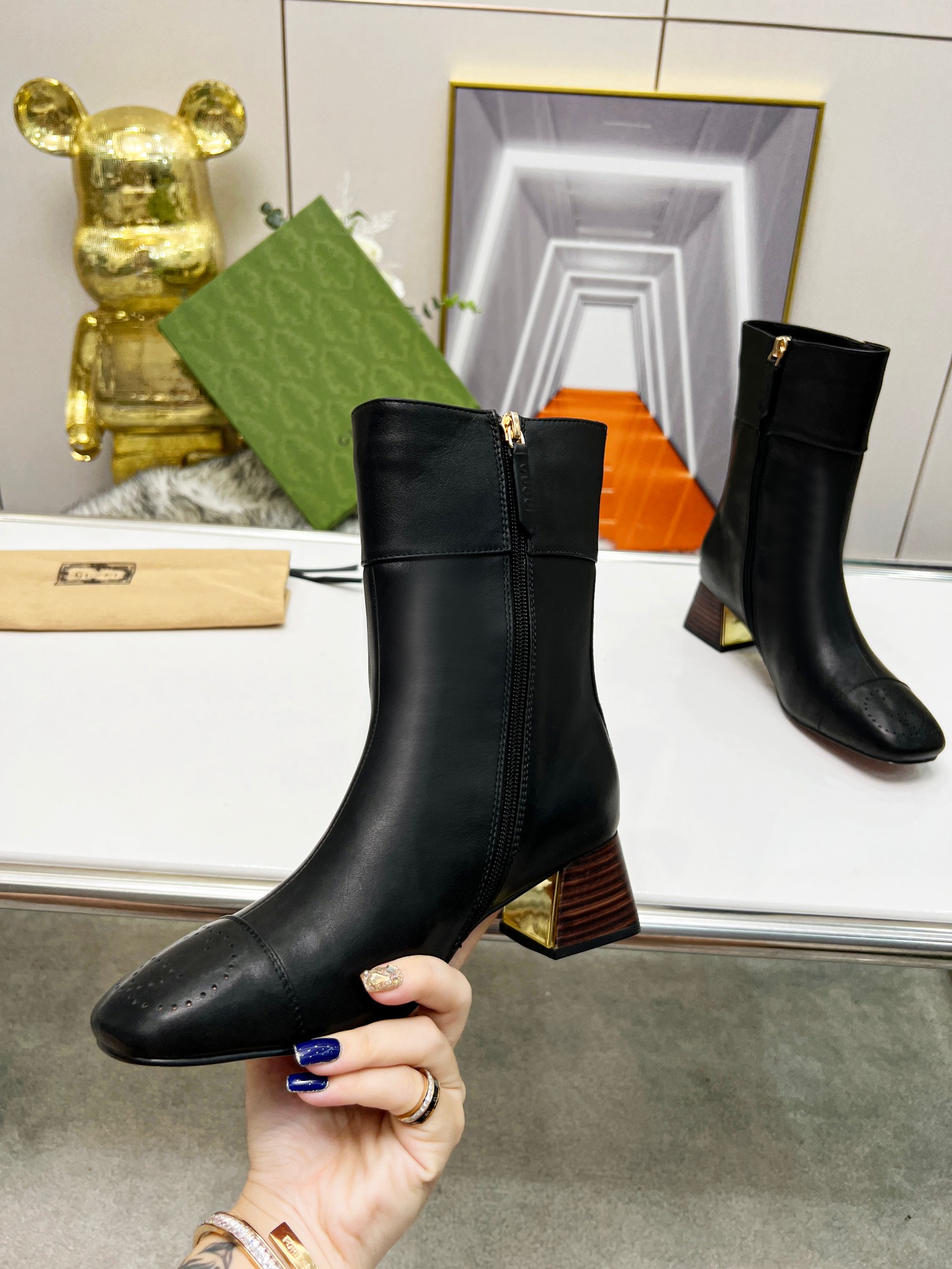 Gucci Women Boots-0015 Heel Height 6CM 35-43