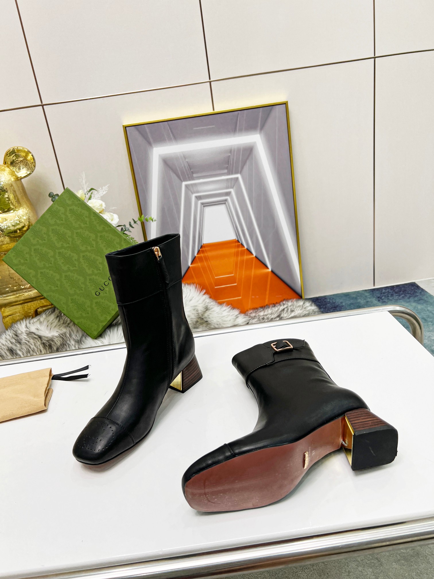 Gucci Women Boots-0015 Heel Height 6CM 35-43
