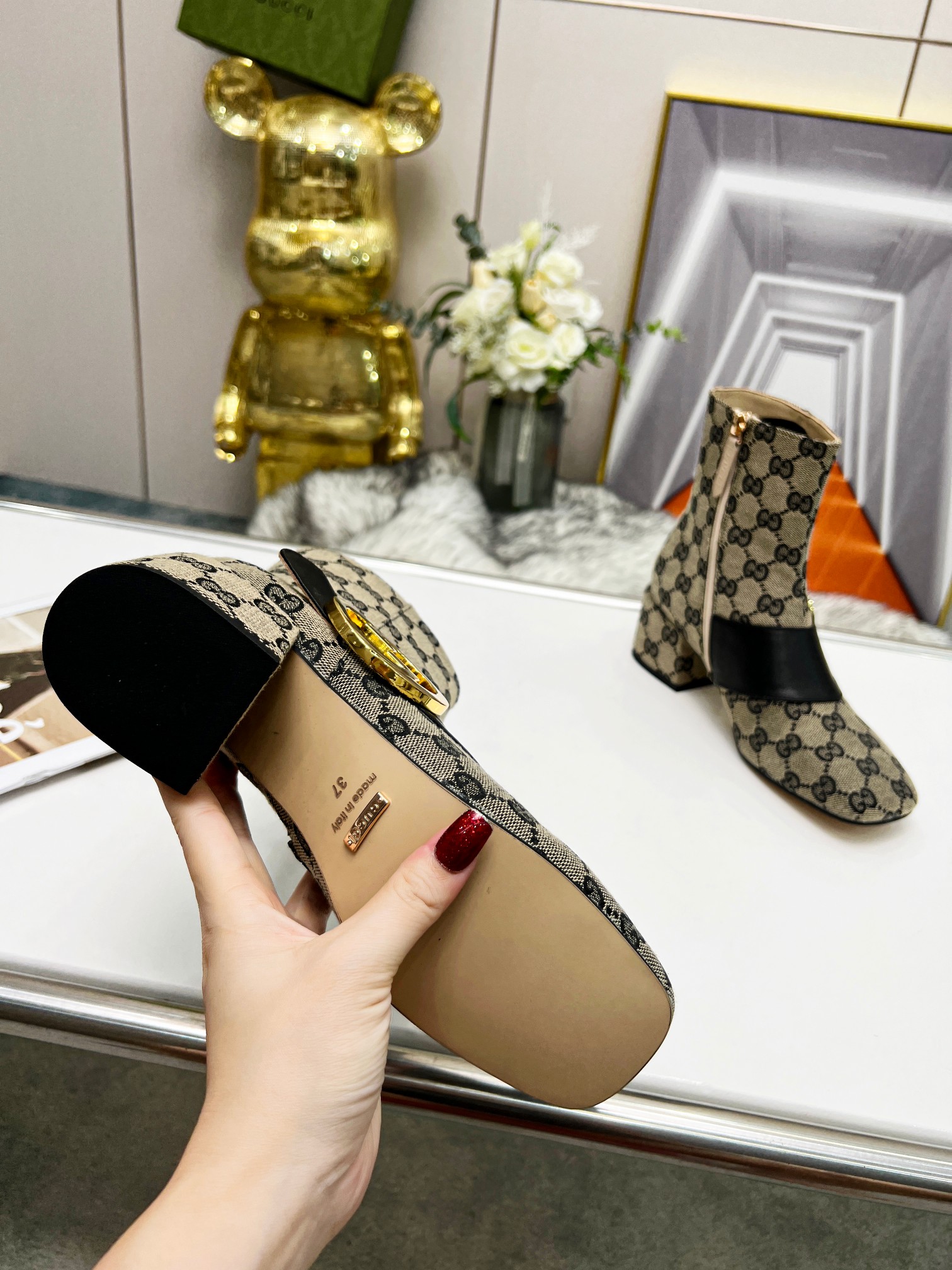 Gucci Women Boots-0016 Heel Height 6CM 35-43