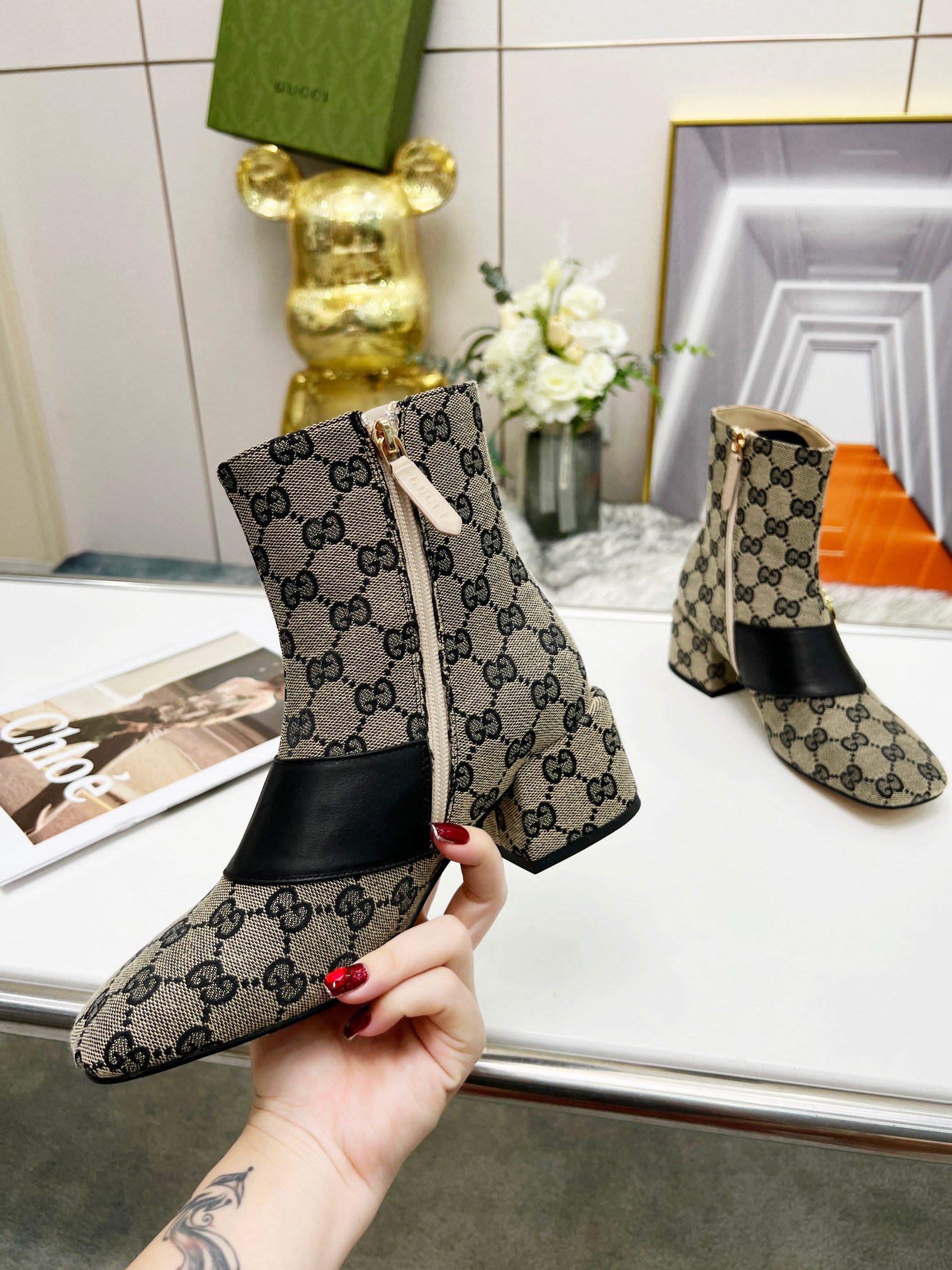 Gucci Women Boots-0016 Heel Height 6CM 35-43