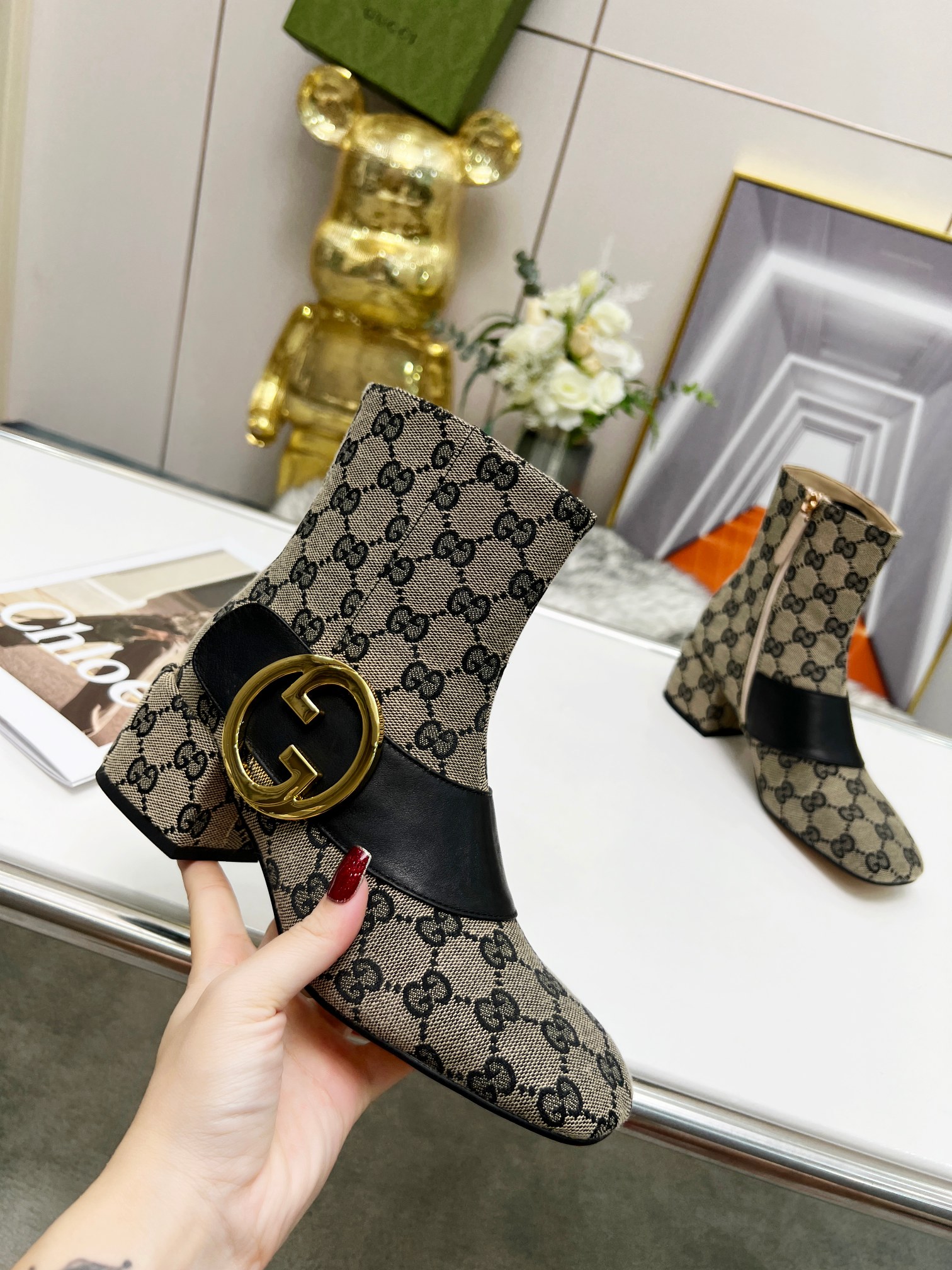 Gucci Women Boots-0016 Heel Height 6CM 35-43
