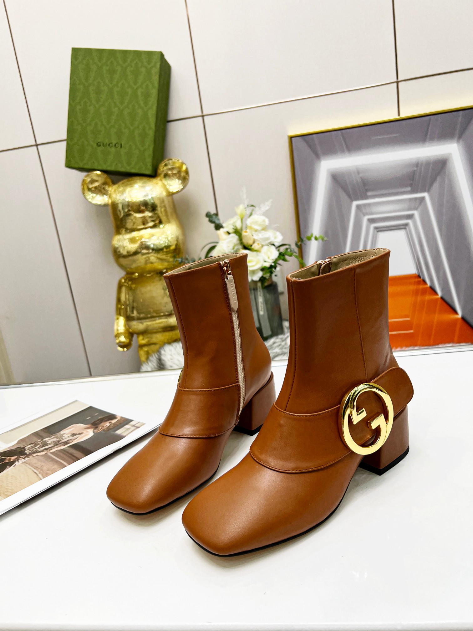Gucci Women Boots-0022 Heel Height 6CM 35-43