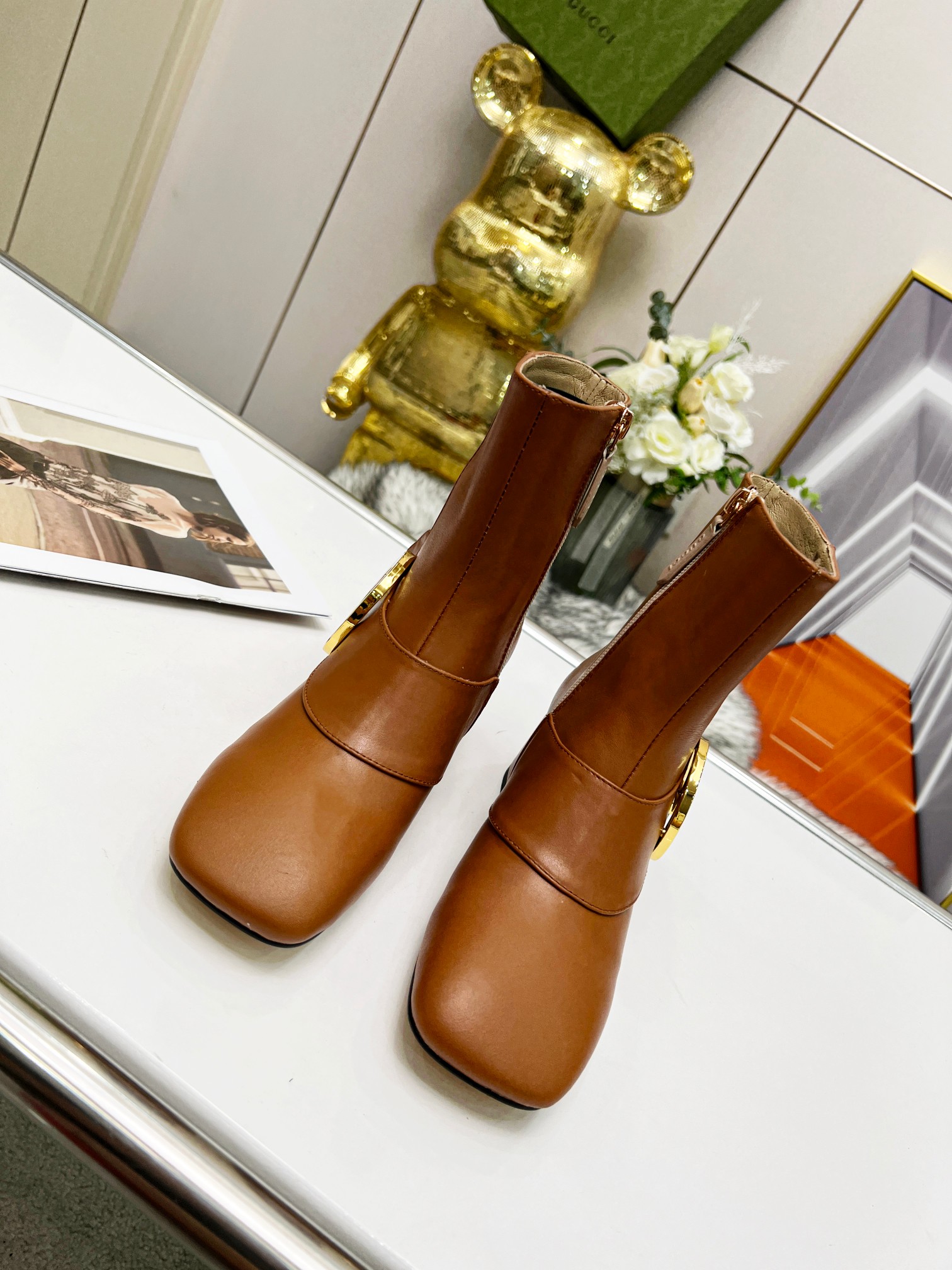 Gucci Women Boots-0022 Heel Height 6CM 35-43