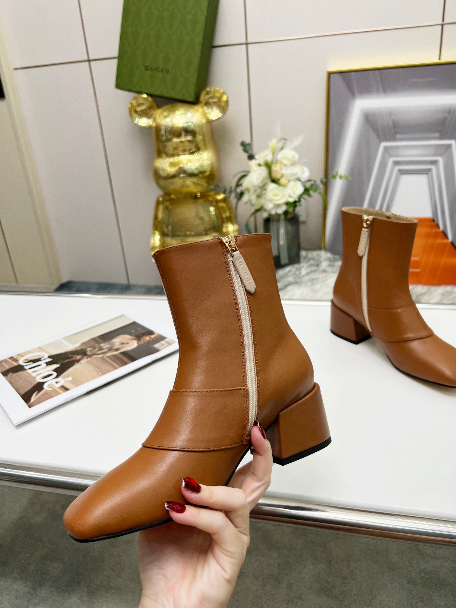 Gucci Women Boots-0022 Heel Height 6CM 35-43