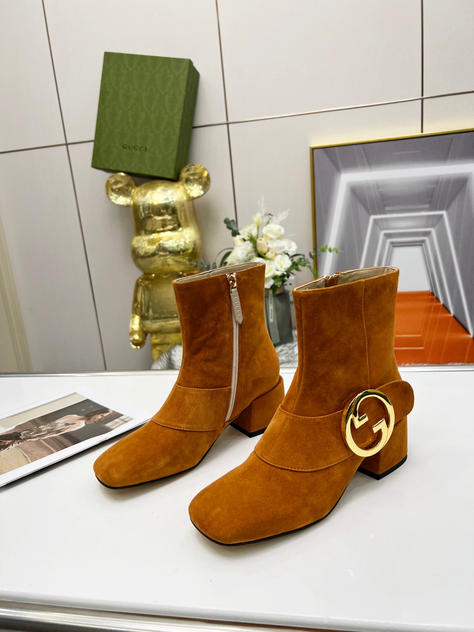 Gucci Women Boots-0023 Heel Height 6CM 35-43