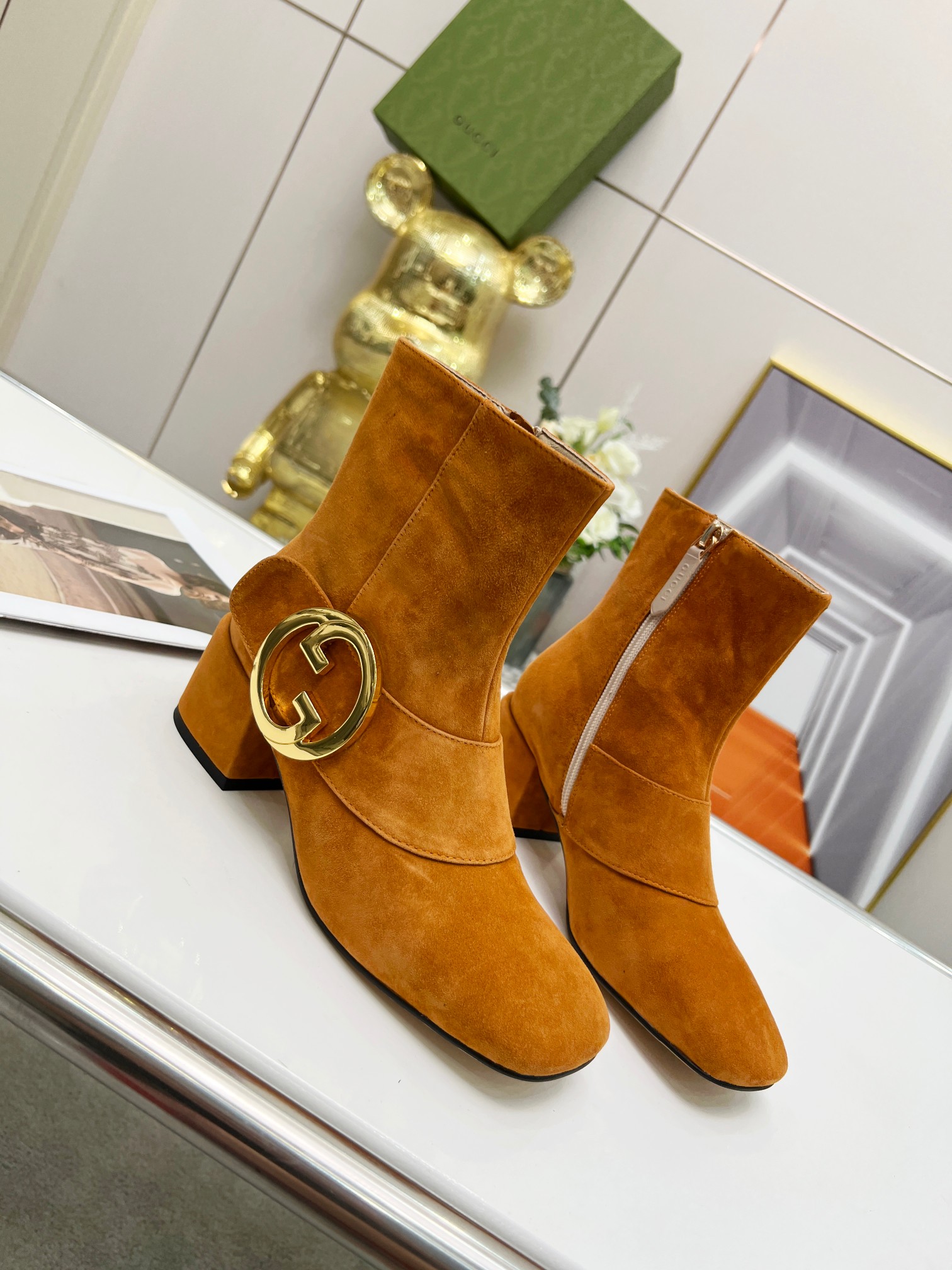 Gucci Women Boots-0023 Heel Height 6CM 35-43
