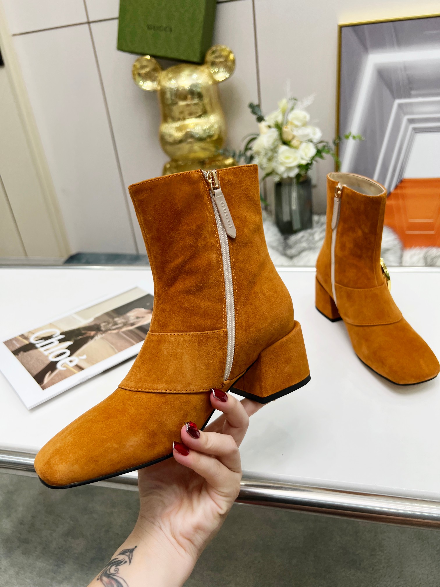 Gucci Women Boots-0023 Heel Height 6CM 35-43