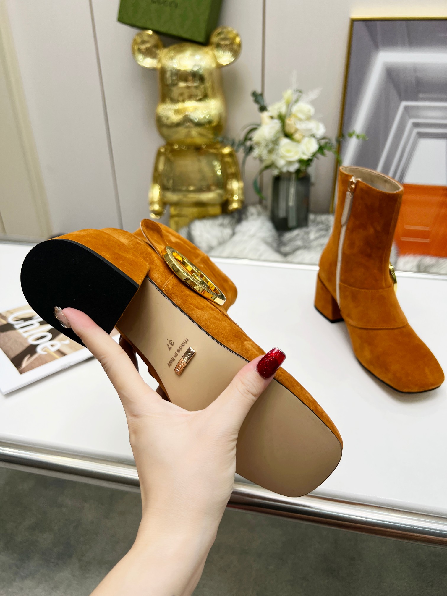 Gucci Women Boots-0023 Heel Height 6CM 35-43