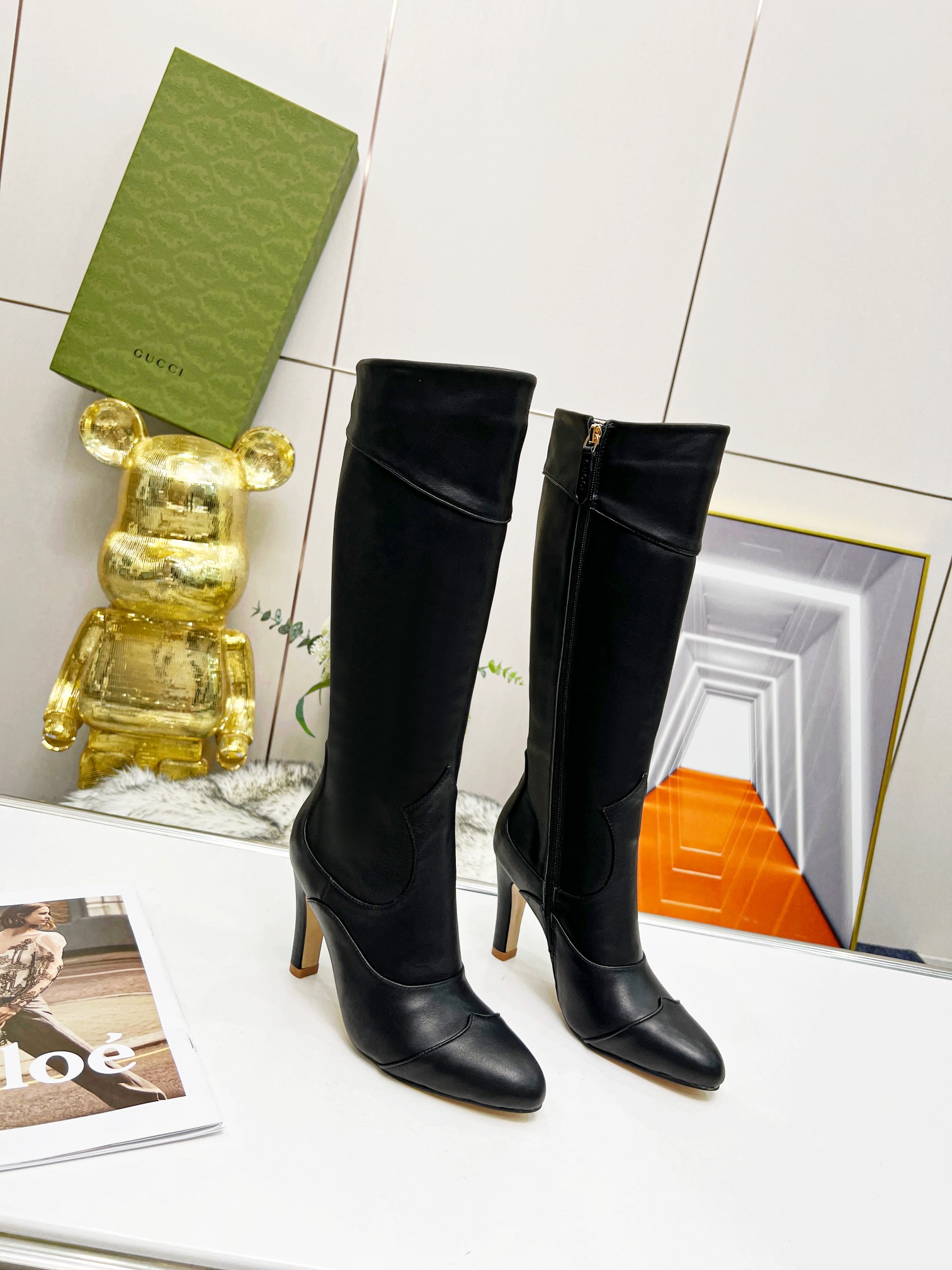 Gucci Women Boots-0025 Heel Height 8CM 35-44