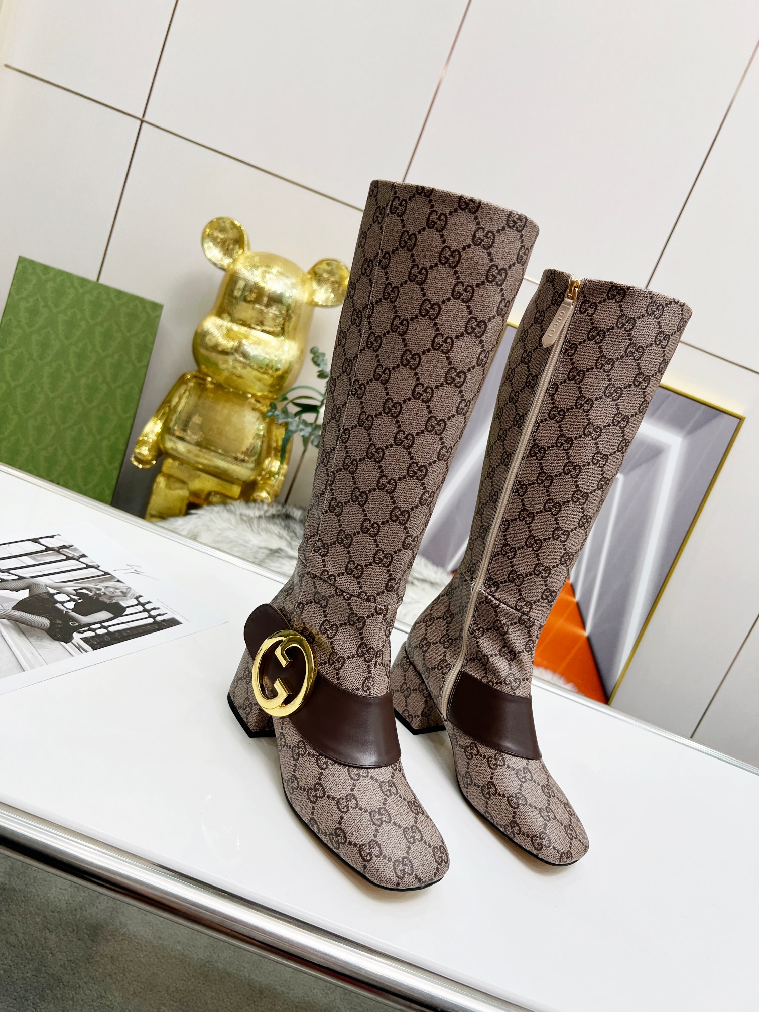 Gucci Women Boots-0026 Heel Height 8CM 35-44