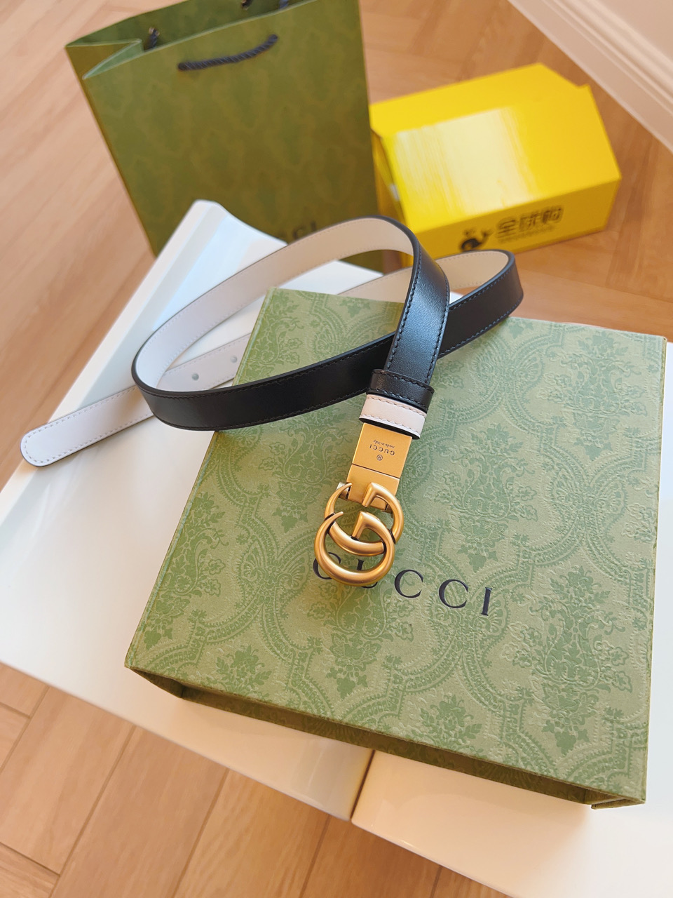 Gucci Women Leather Belt Width 20mm 198