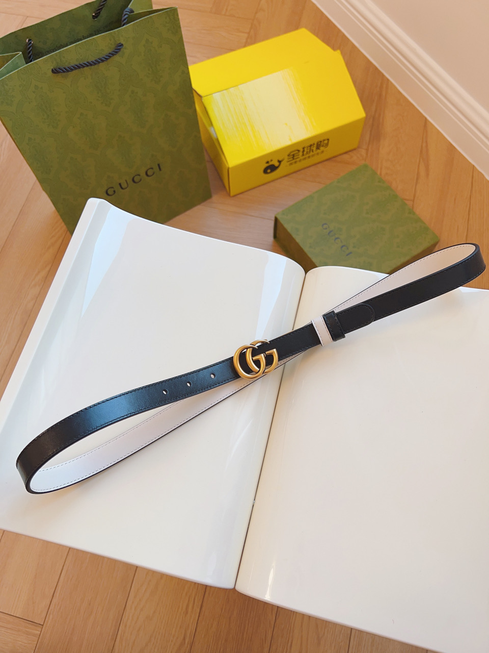 Gucci Women Leather Belt Width 20mm 198