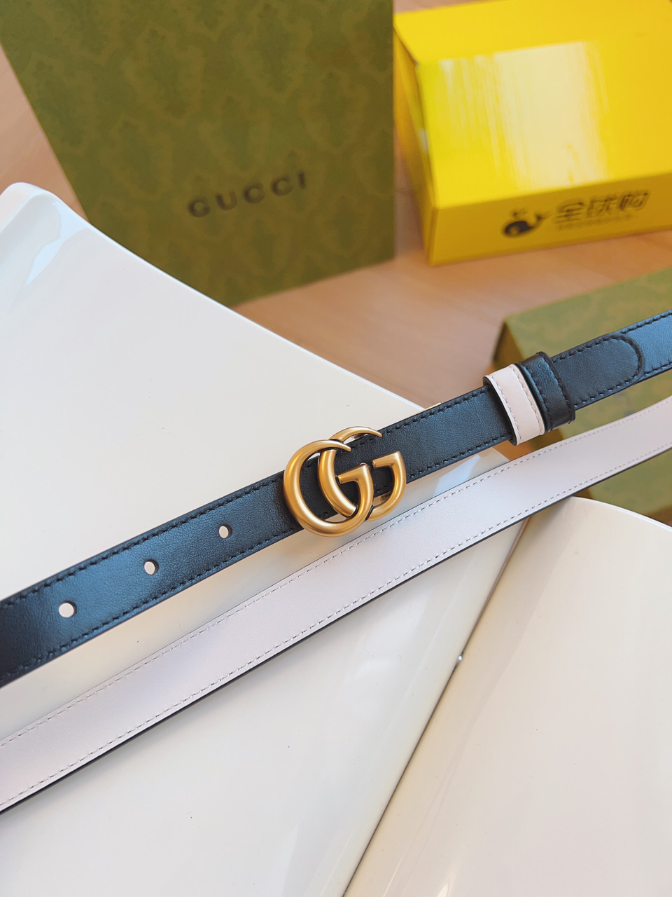 Gucci Women Leather Belt Width 20mm 198