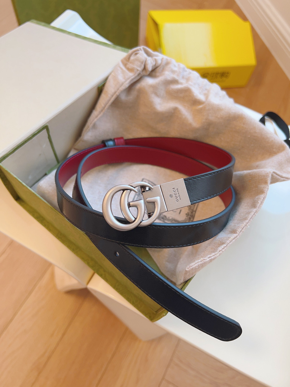 Gucci Women Leather Belt Width 20mm 199