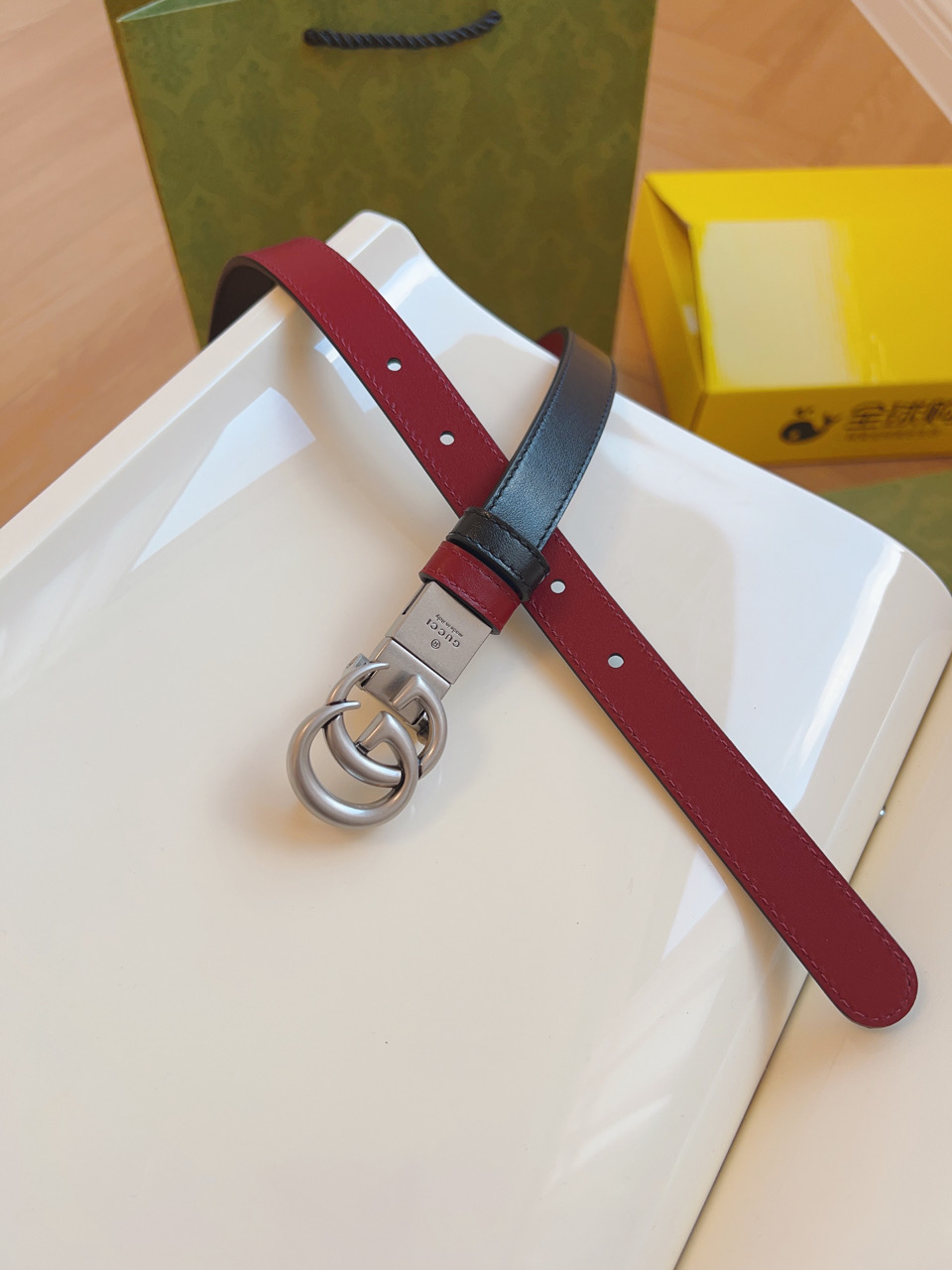 Gucci Women Leather Belt Width 20mm 199