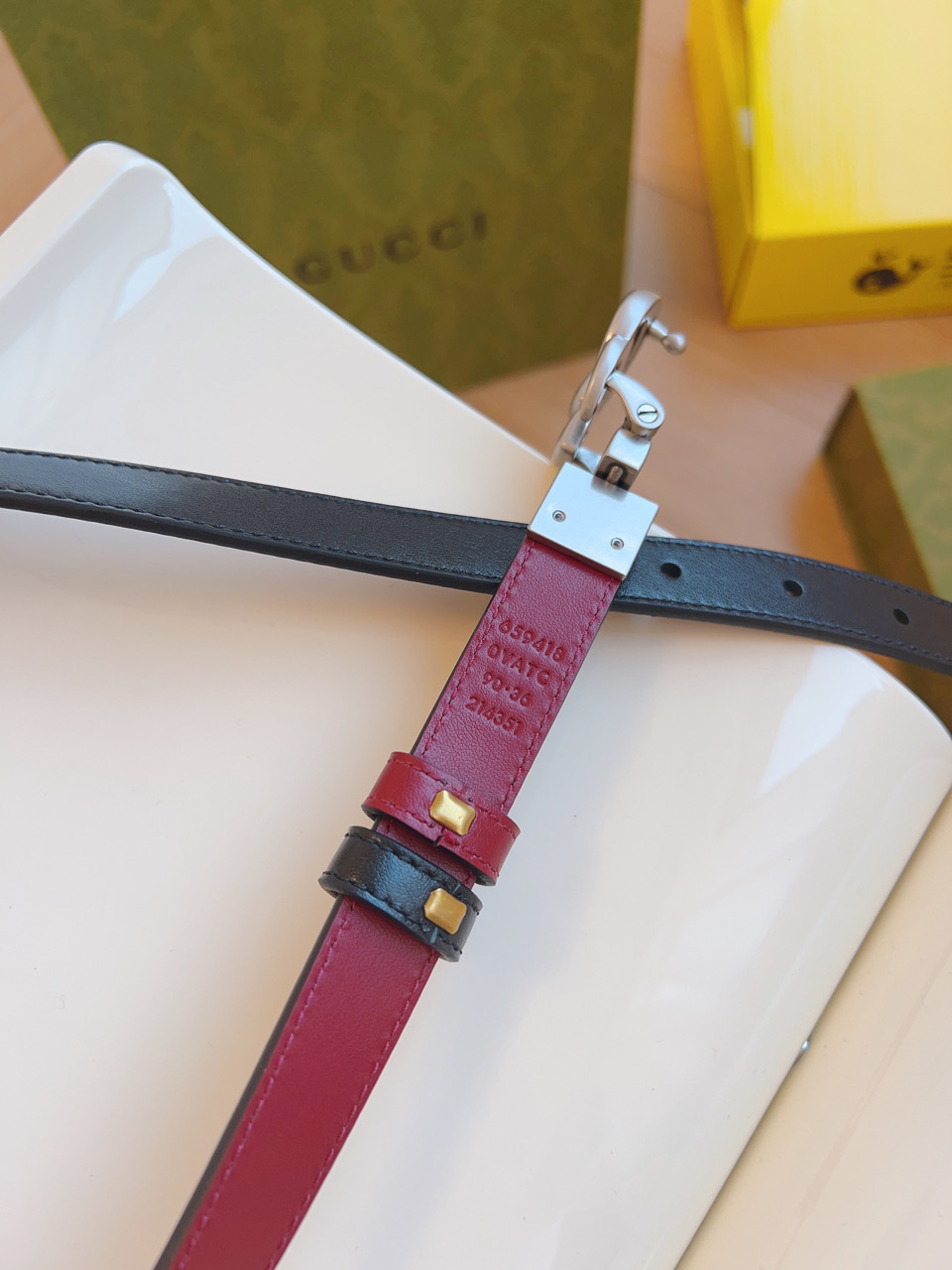 Gucci Women Leather Belt Width 20mm 199