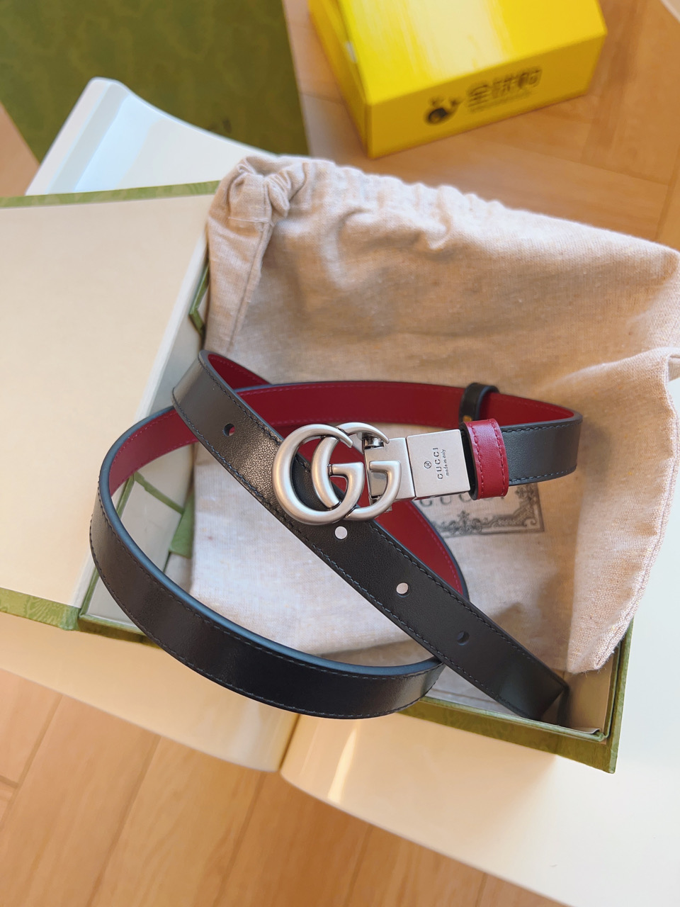 Gucci Women Leather Belt Width 20mm 199