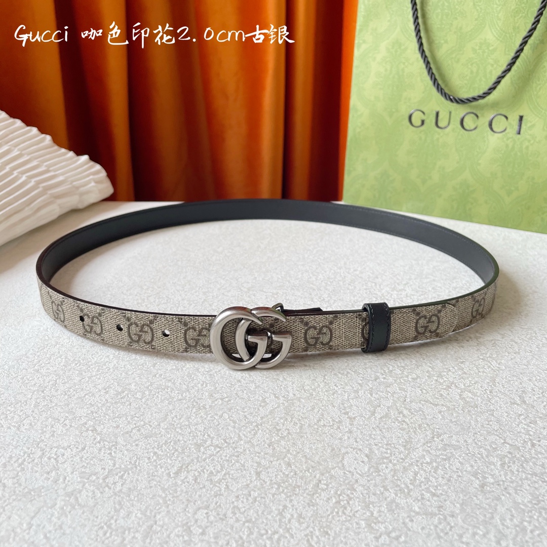 Gucci Womens Leather Belts Width 2cm 172