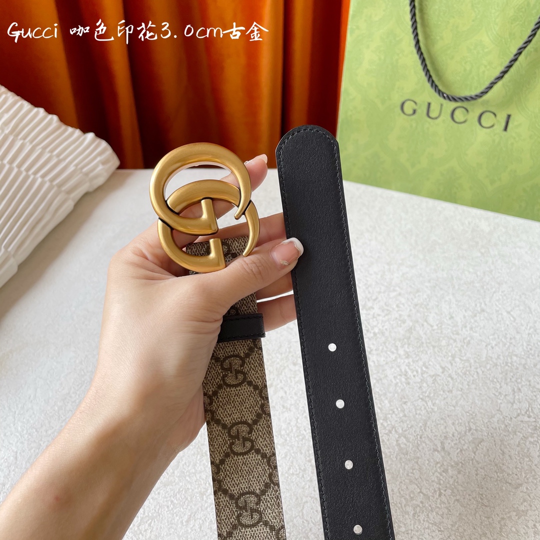 Gucci Womens Leather Belts Width 2cm 174