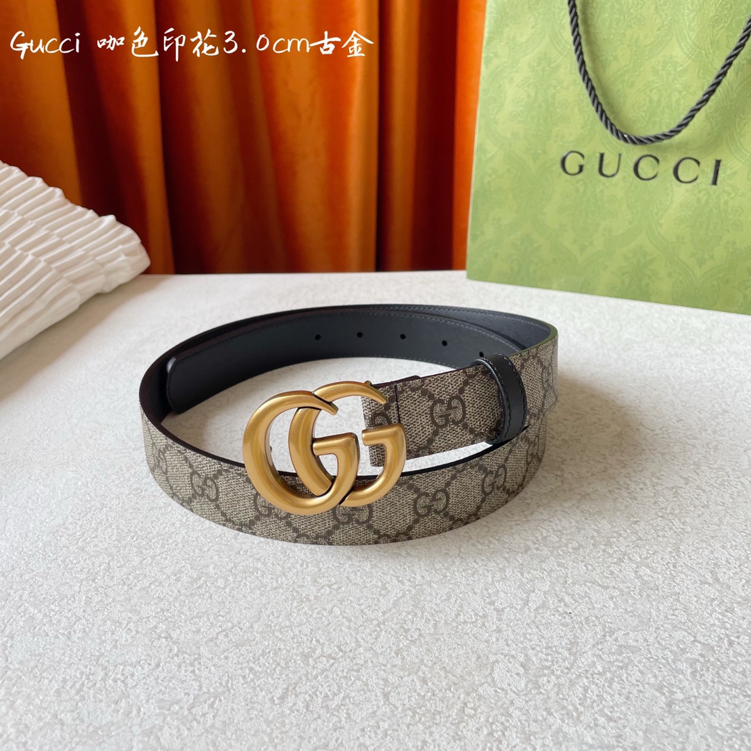 Gucci Womens Leather Belts Width 2cm 174